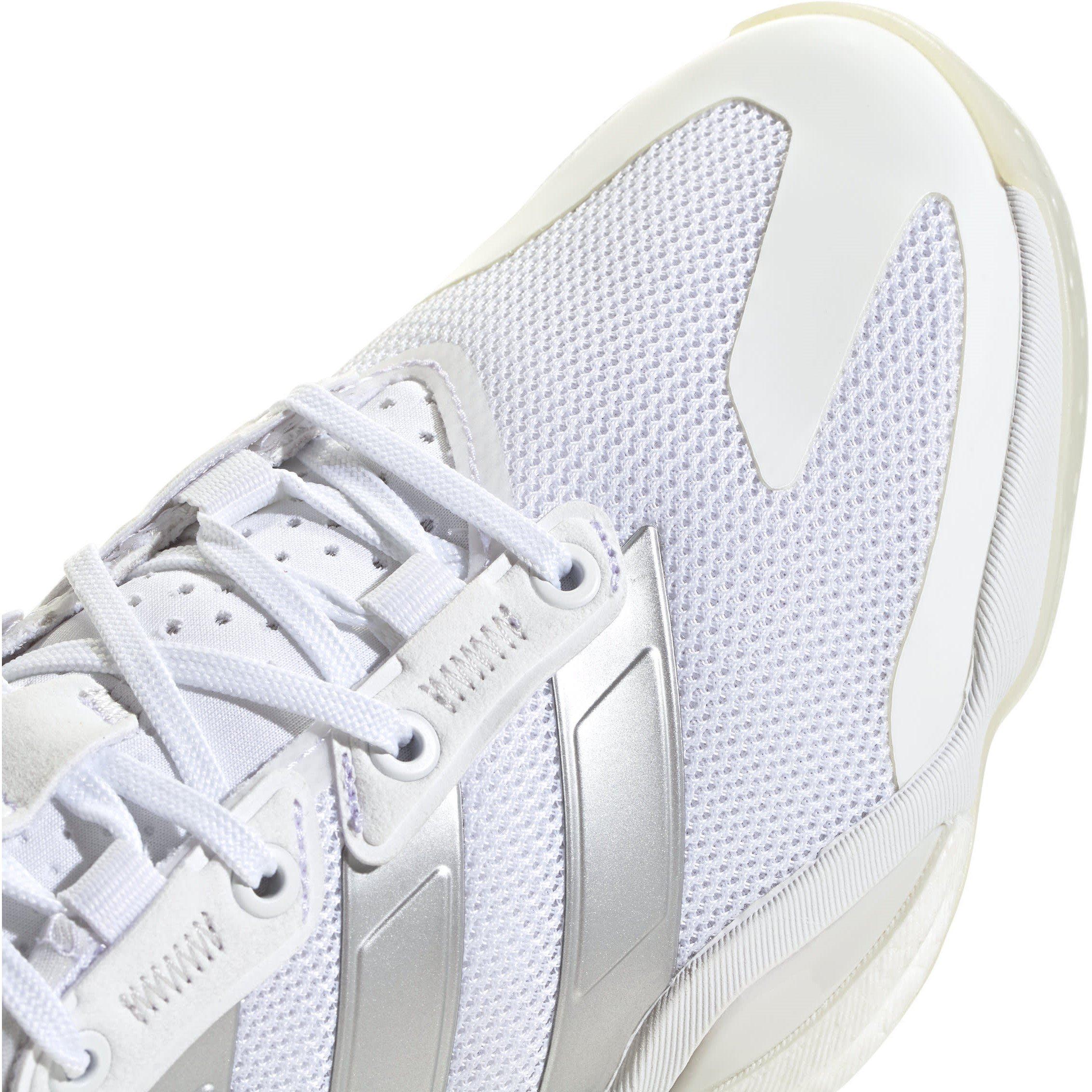 Blanco/Plata - adidas - Stabil 16 Handball Trainers Womens - 8