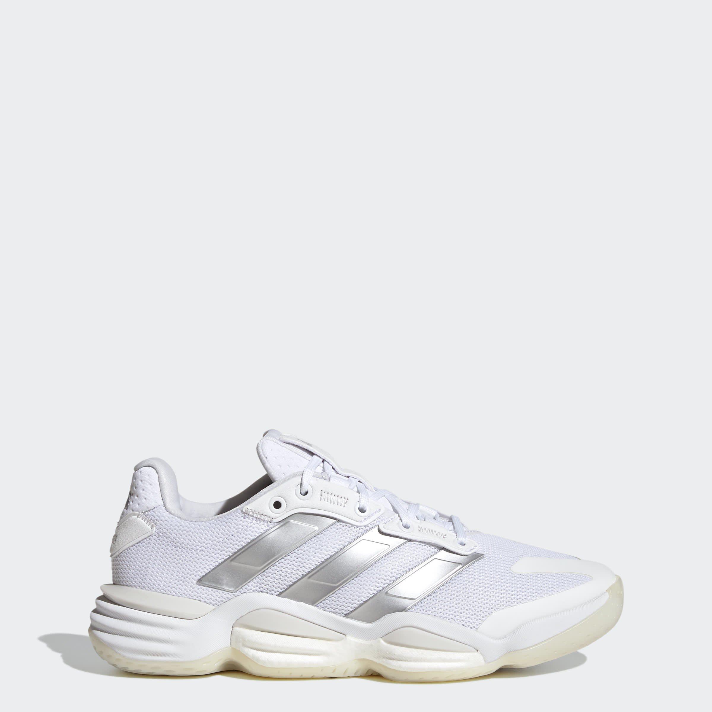 Blanco/Plata - adidas - Stabil 16 Handball Trainers Womens - 10