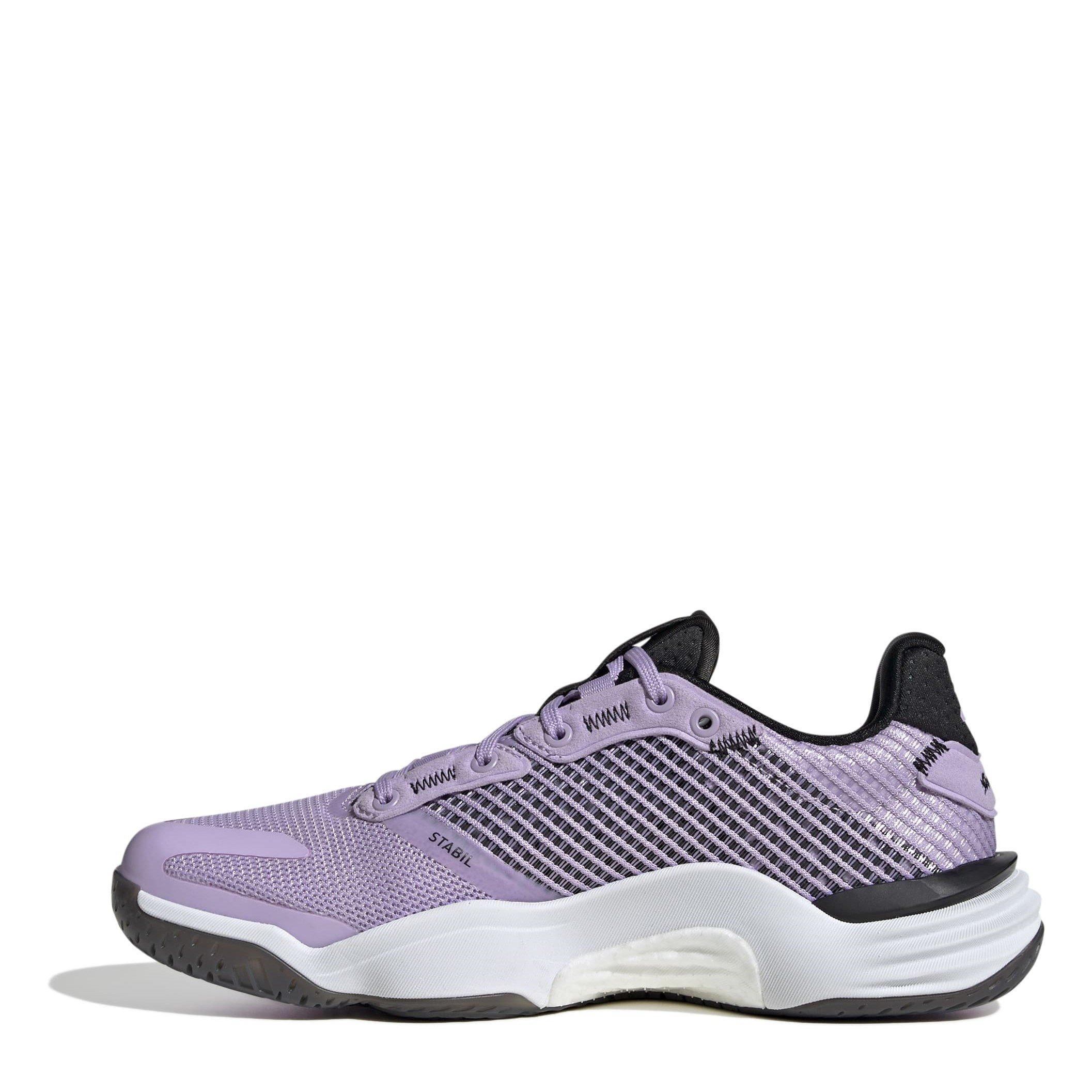 Plum/Blk/Wte - adidas - Stabil 16 Handball Trainers Womens - 2