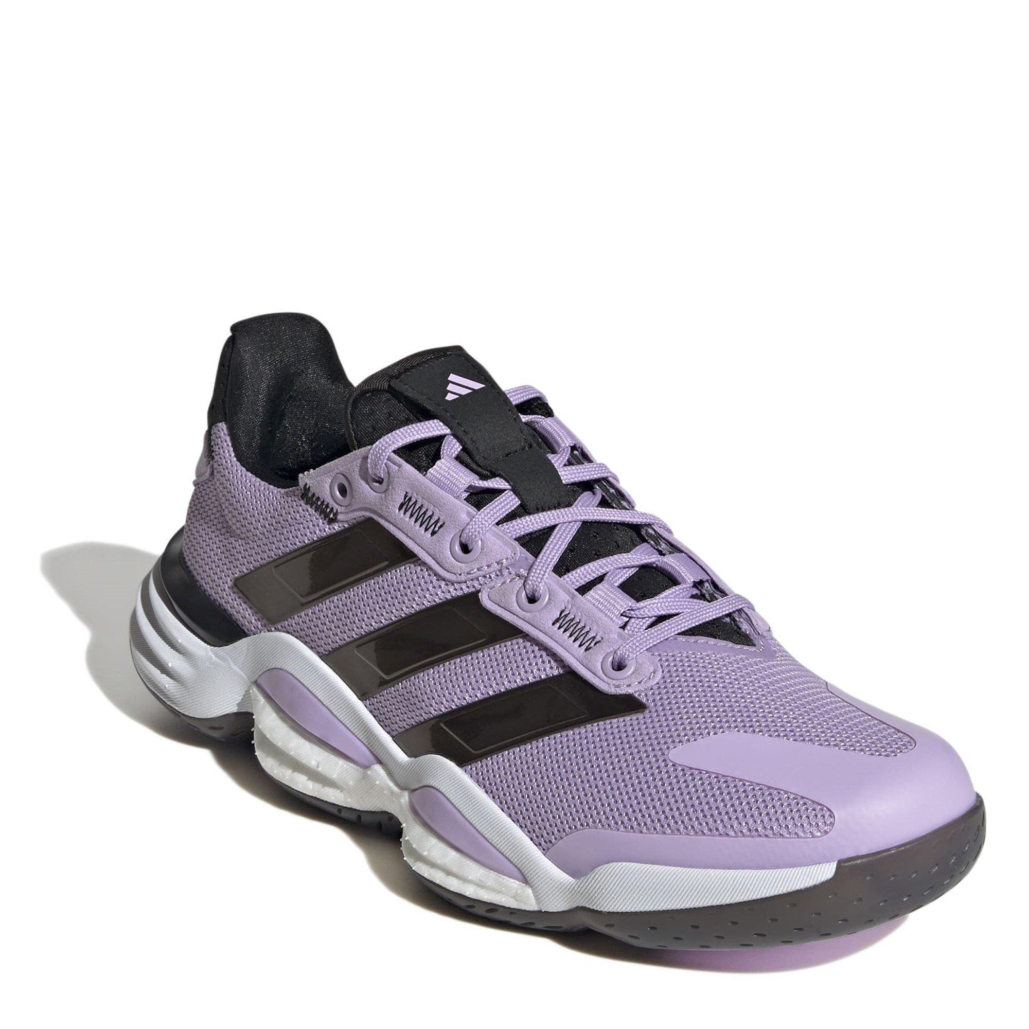 Plum/Blk/Wte - adidas - Stabil 16 Handball Trainers Womens - 3