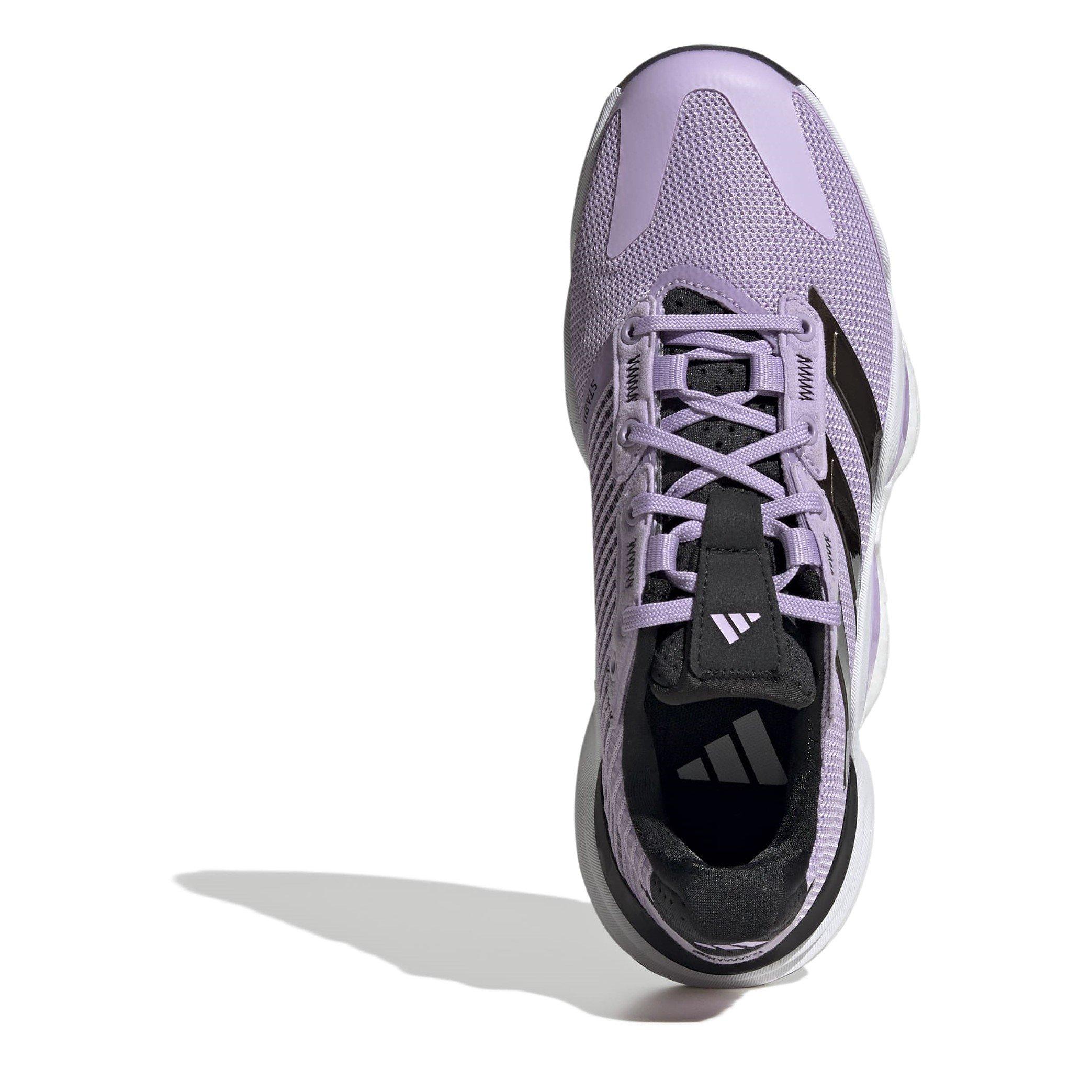 Plum/Blk/Wte - adidas - Stabil 16 Handball Trainers Womens - 5
