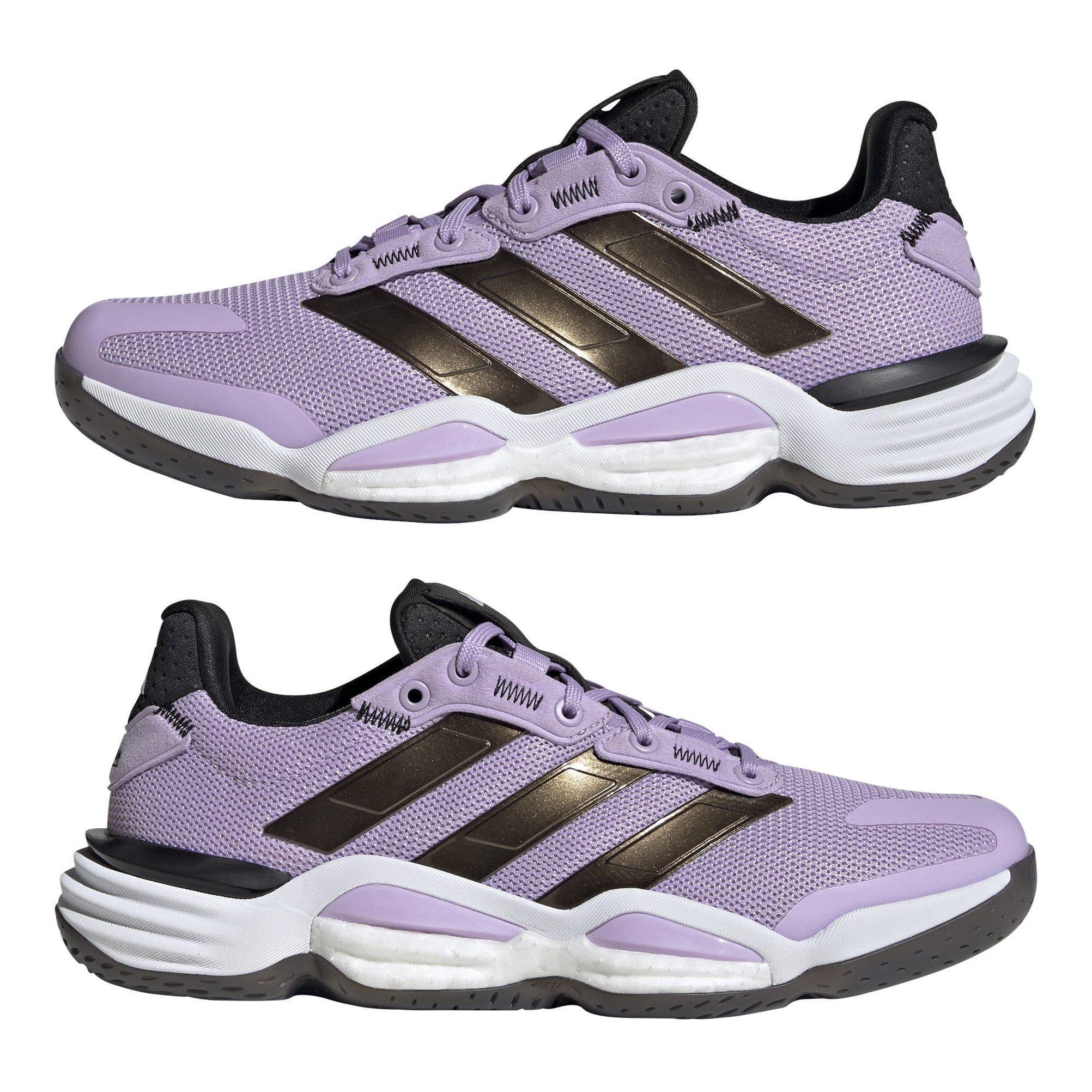 Plum/Blk/Wte - adidas - Stabil 16 Handball Trainers Womens - 9