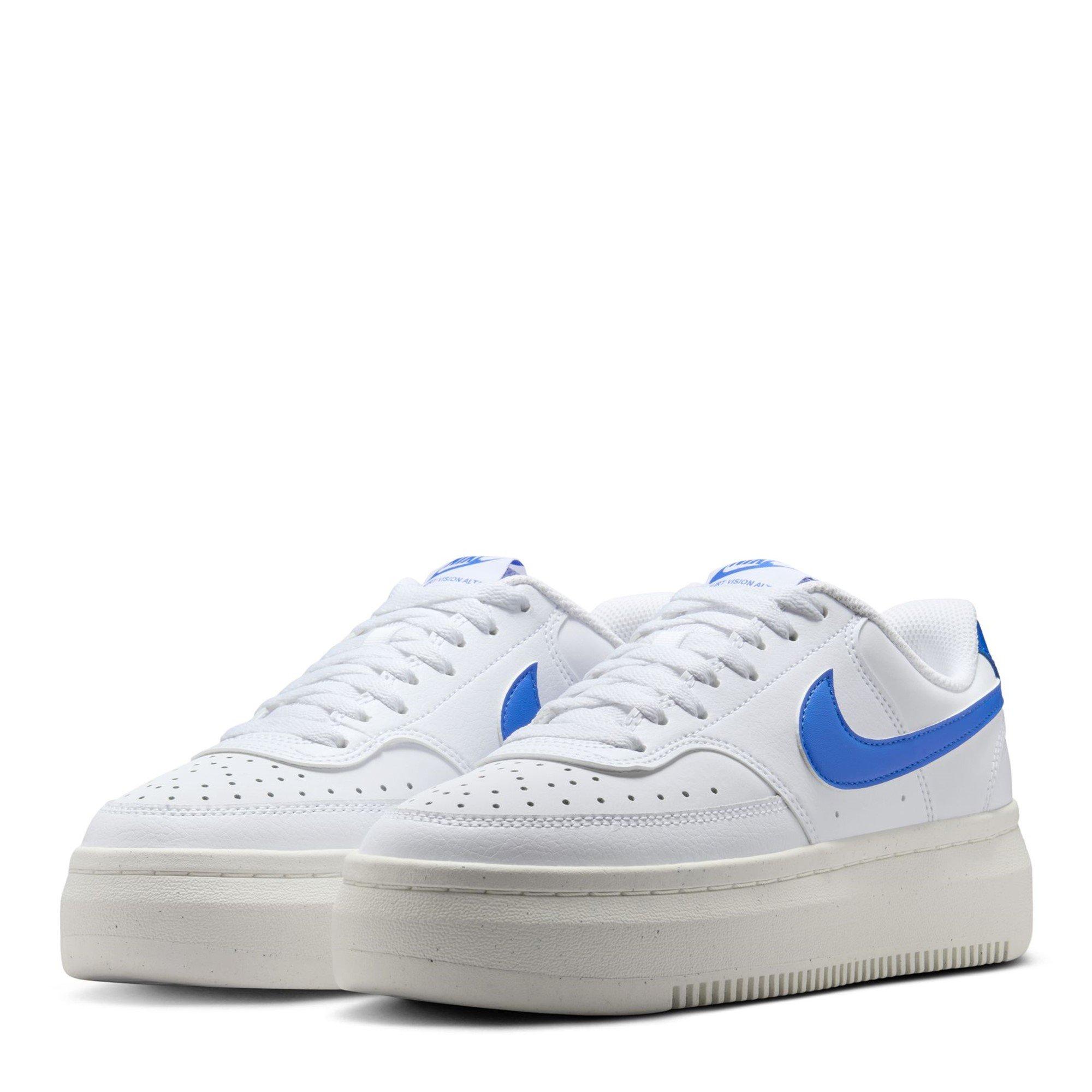 Hvid/Royal - Nike - Court Vision Alta Women'S Shoes Low-Top Trainers Womens - 3