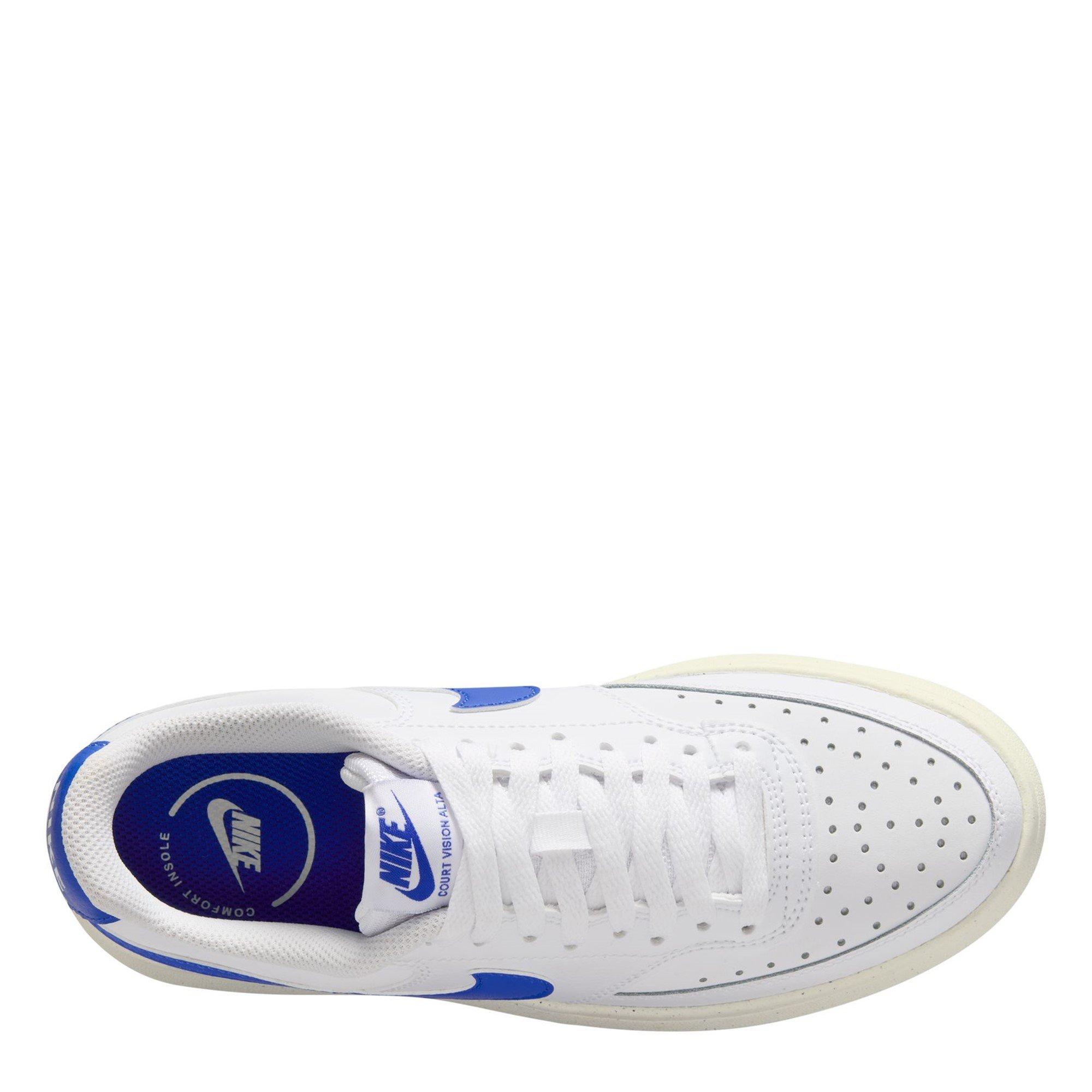 Hvid/Royal - Nike - Court Vision Alta Women'S Shoes Low-Top Trainers Womens - 9