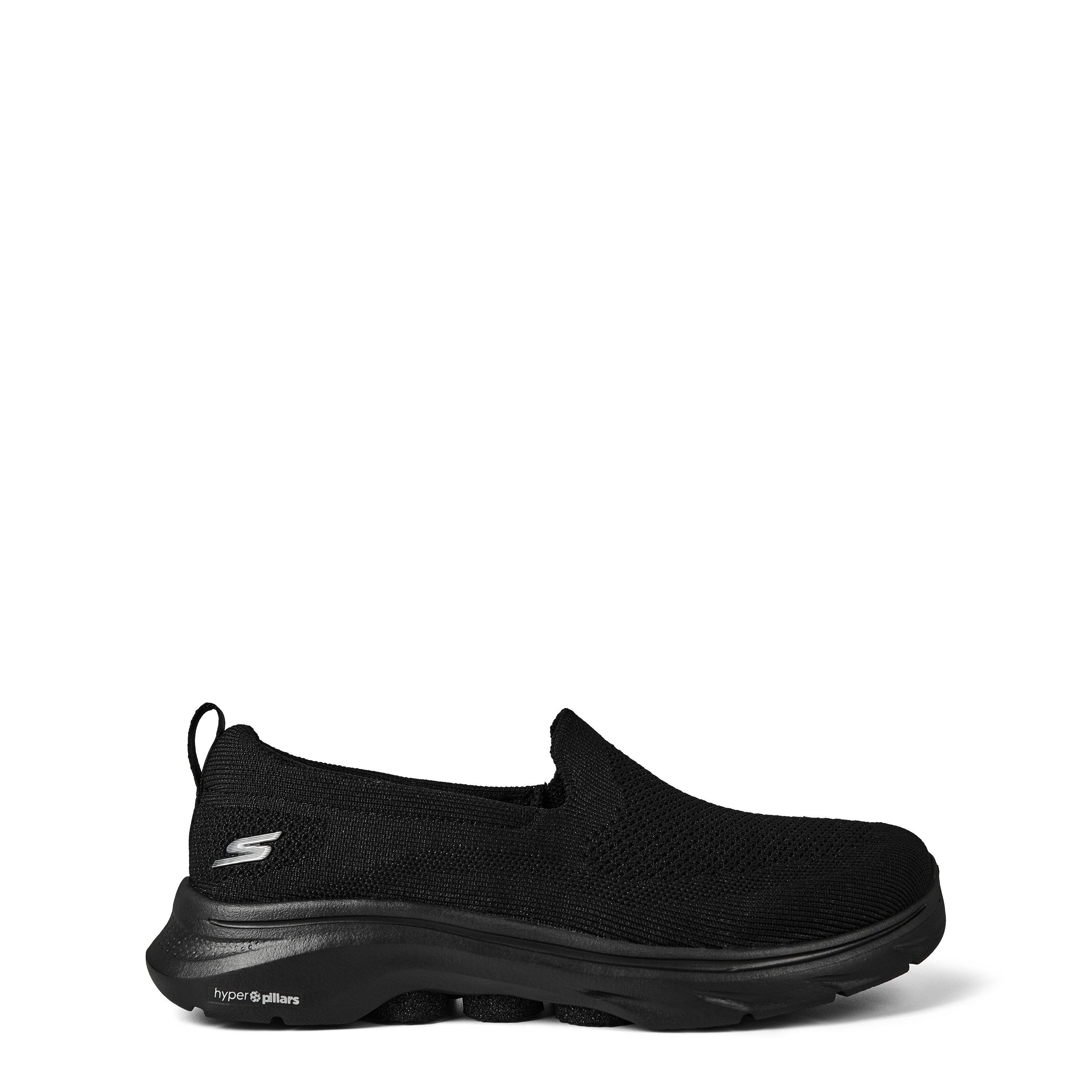 Skechers Women's Comfort Collar Knitted Slip On Runners - Triple Black - 6.5 (39.5)