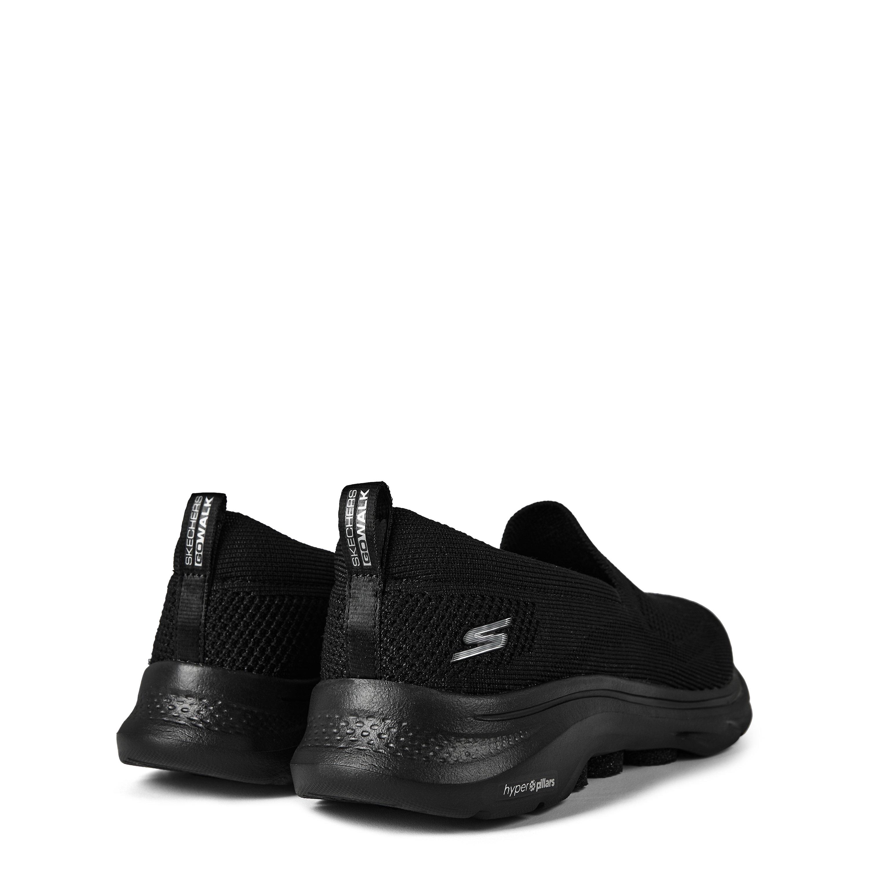 Triple Noir - Skechers - Comfort Collar Knitted Slip On Runners - 4