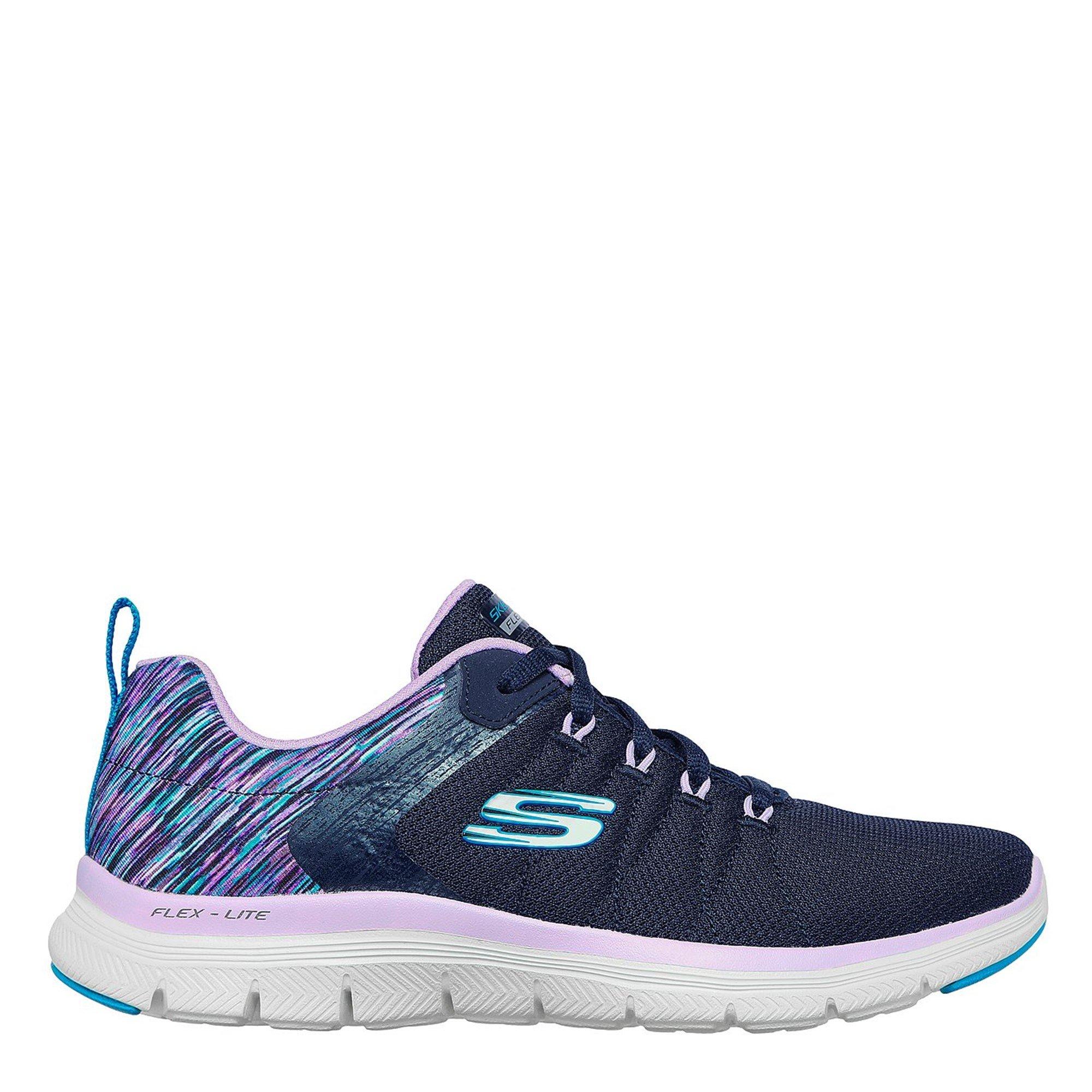 Blu navy/multicolore - Skechers - Flex Applea 4.0 Runners Womens - 1