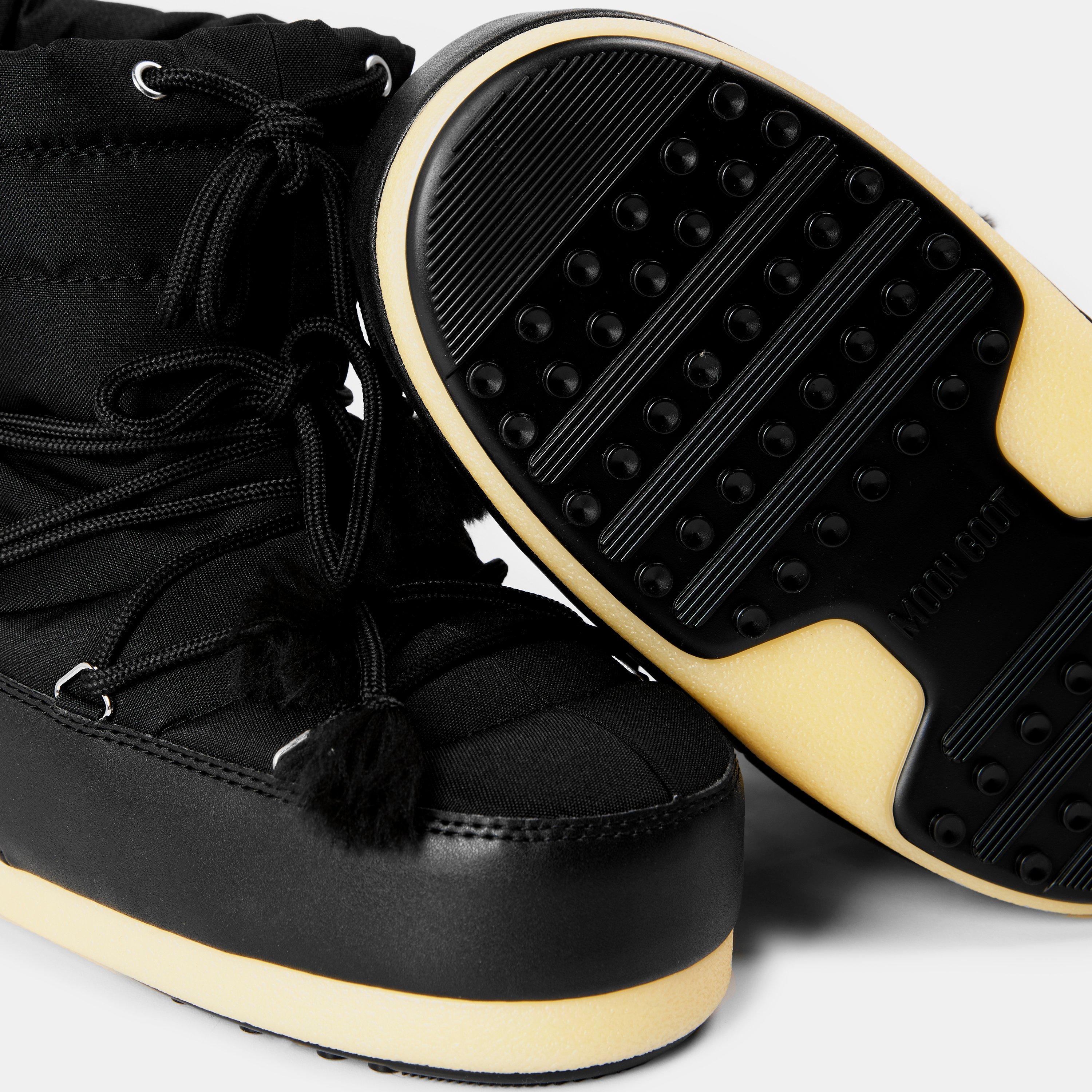 Black - Moon Boot - Women's Light Low Nylon Snow Boots - 3