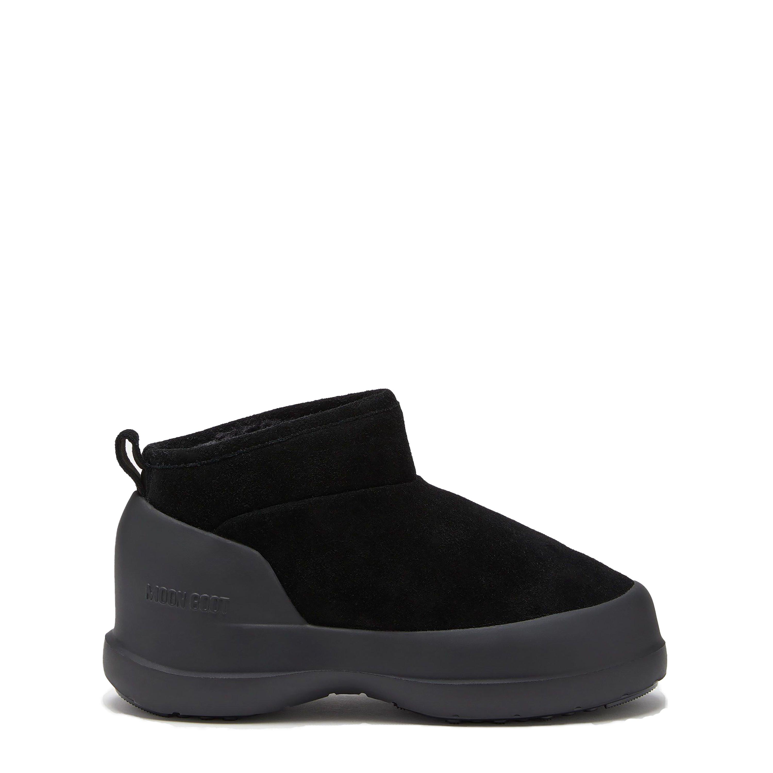 Moon Boot Women's Luna Low-Suede Boots - Black - 6 (39)