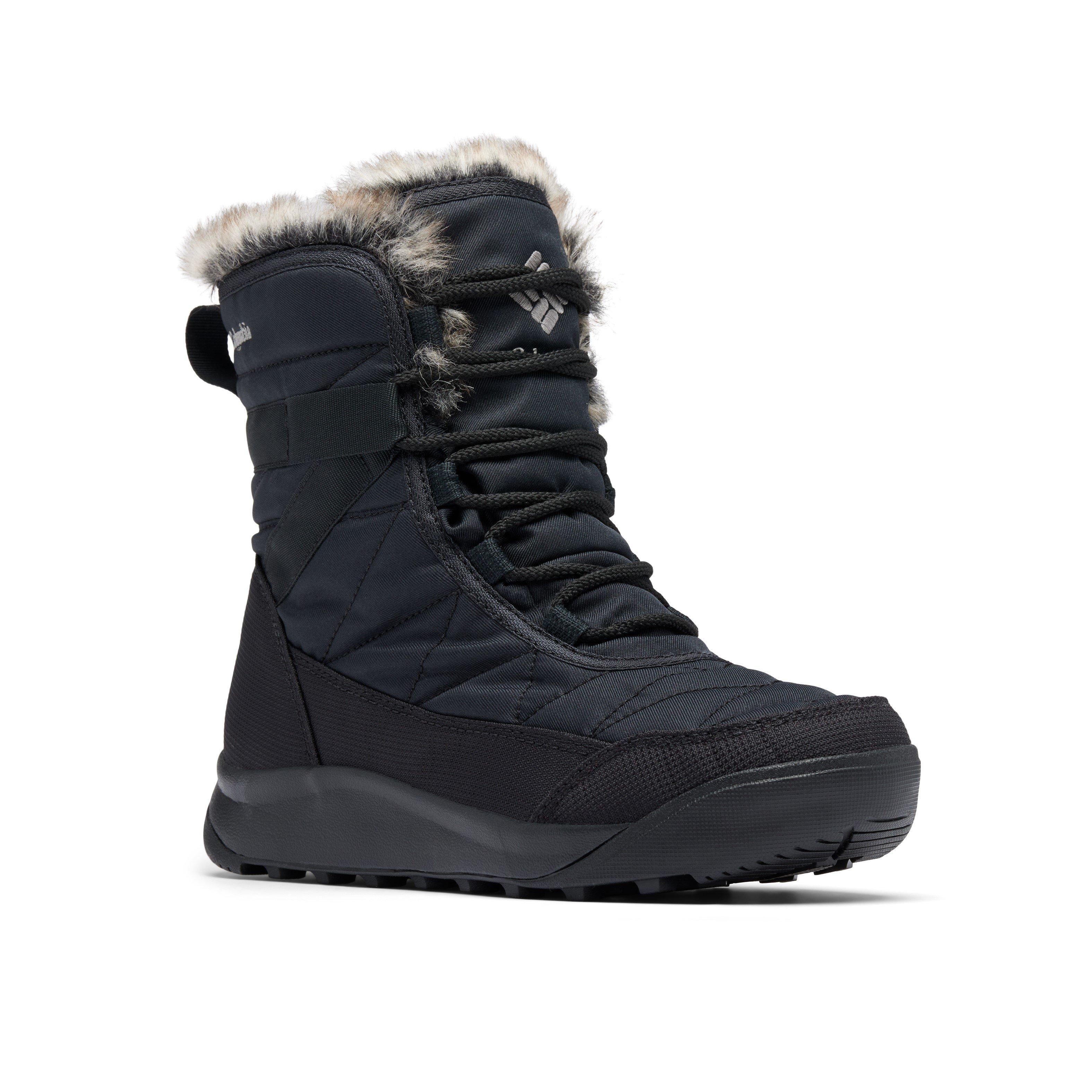 Preto - Columbia - Minx Shorty Waterproof Snowboot Womens - 3