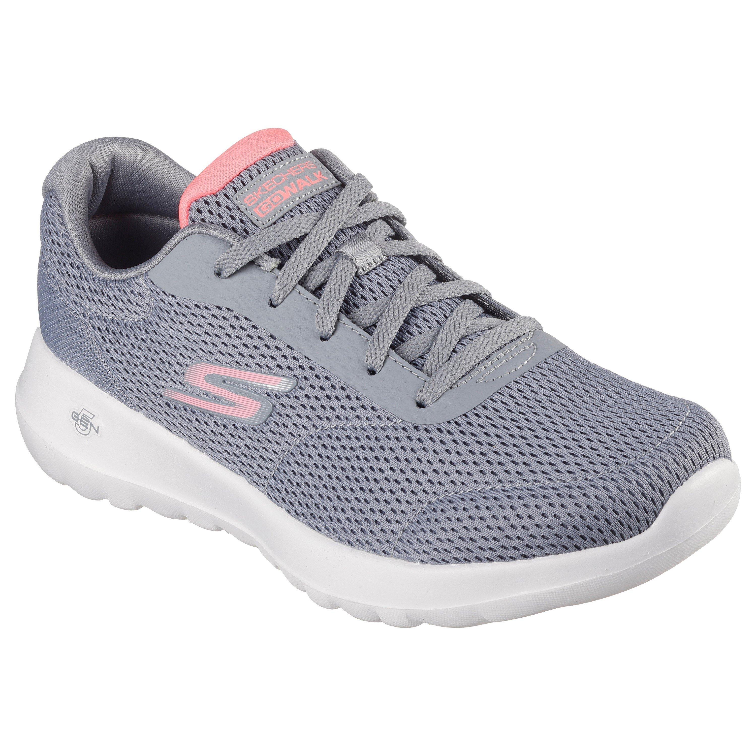 GREY/PINK - Skechers - GOwalk Joy Womens Shoes - 1