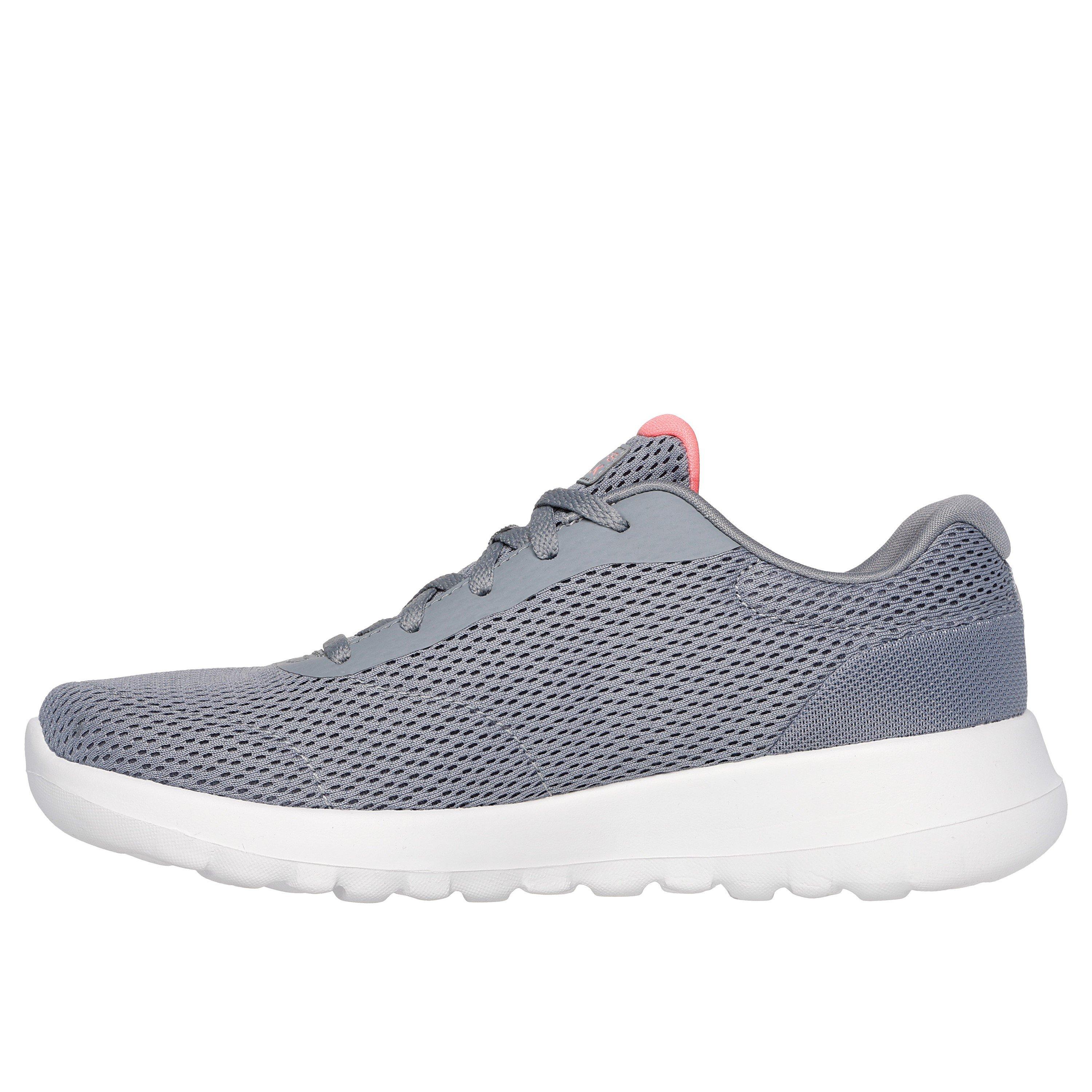 GREY/PINK - Skechers - Go Walk Joy-Ecstatic Womens Shoes - 3