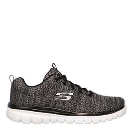 Skechers Skechers Mesh Qtr Brace Overlay Lace Up W Me Runners Womens