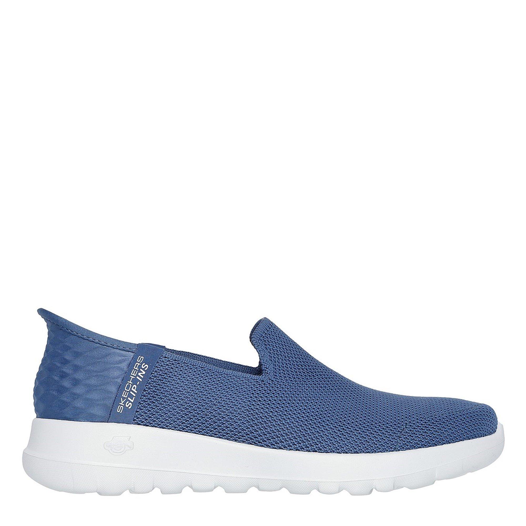 Bl Tex/Tr - Skechers - Go Walk Joy Vela Slip-On Trainers - 3