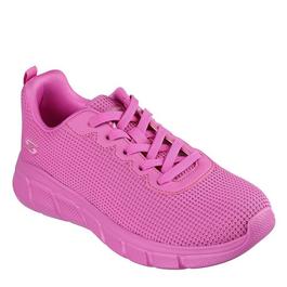 Skechers Skechers Two Tone Knit Lace Up Sneaker Runners Womens