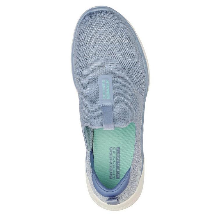 Blue Txt/Turq - Skechers - zapatillas de running Skechers ritmo bajo 10k talla 42.5 - 5