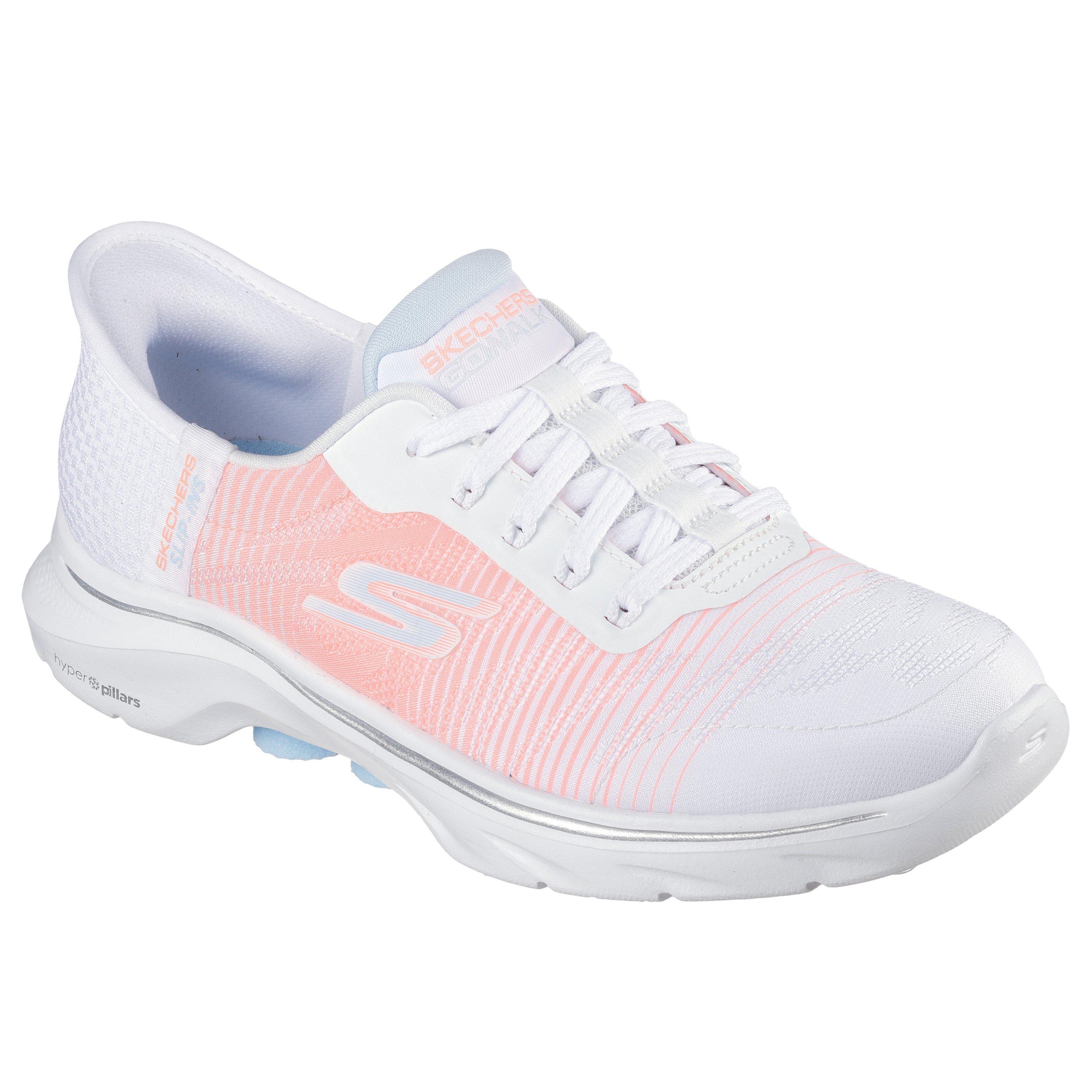 Wht Tex/Multi - Skechers - Go Walk Slip On Runners - 3