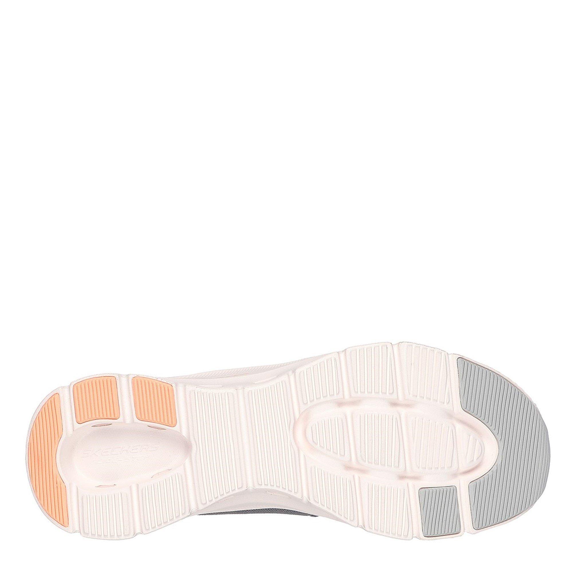 Gry Msh/Org Trm - Skechers - Glide Step Pro Slip On Runners - 4