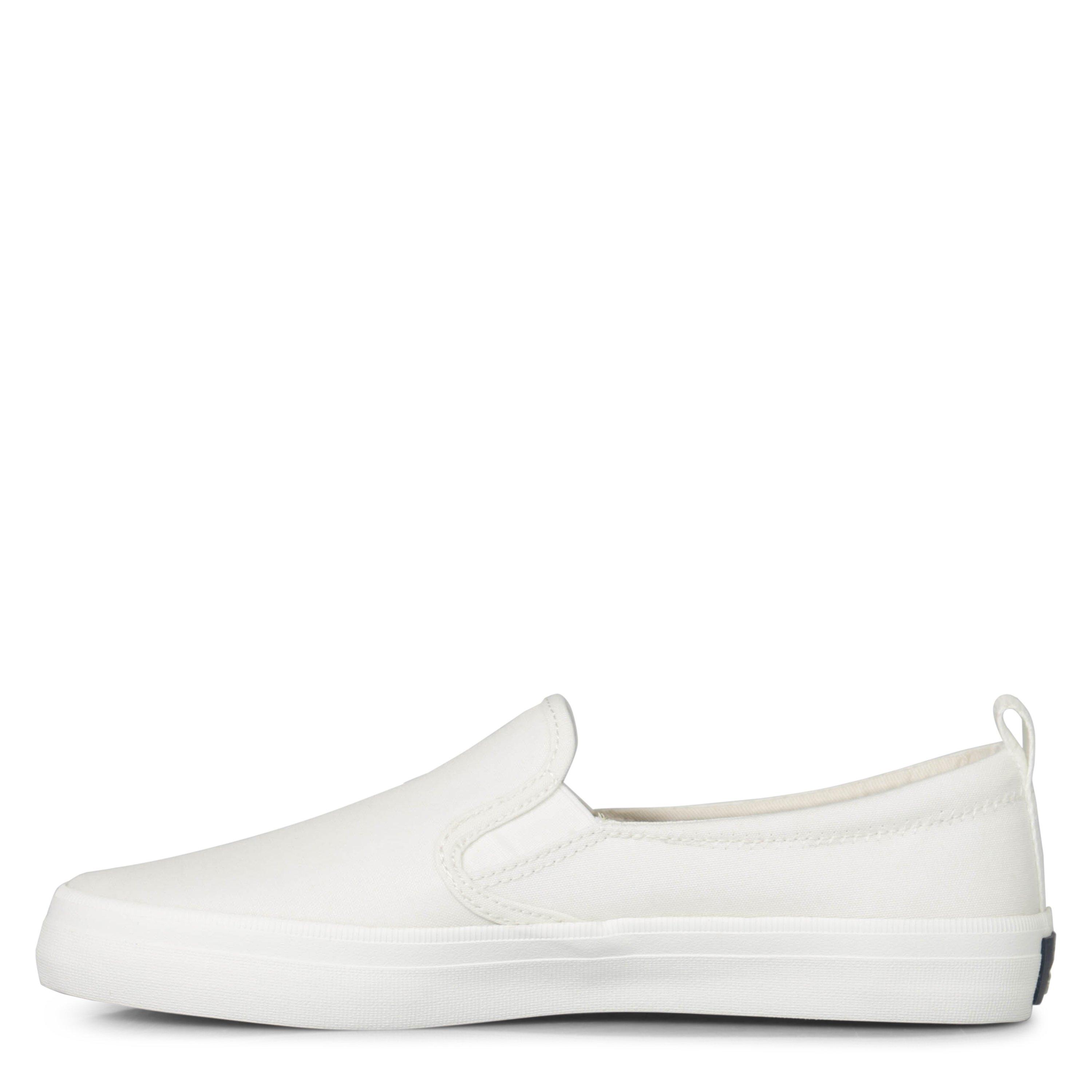 White - SPERRY - Sperry Womens Crest Twin Gore Canvas Sneaker - 2