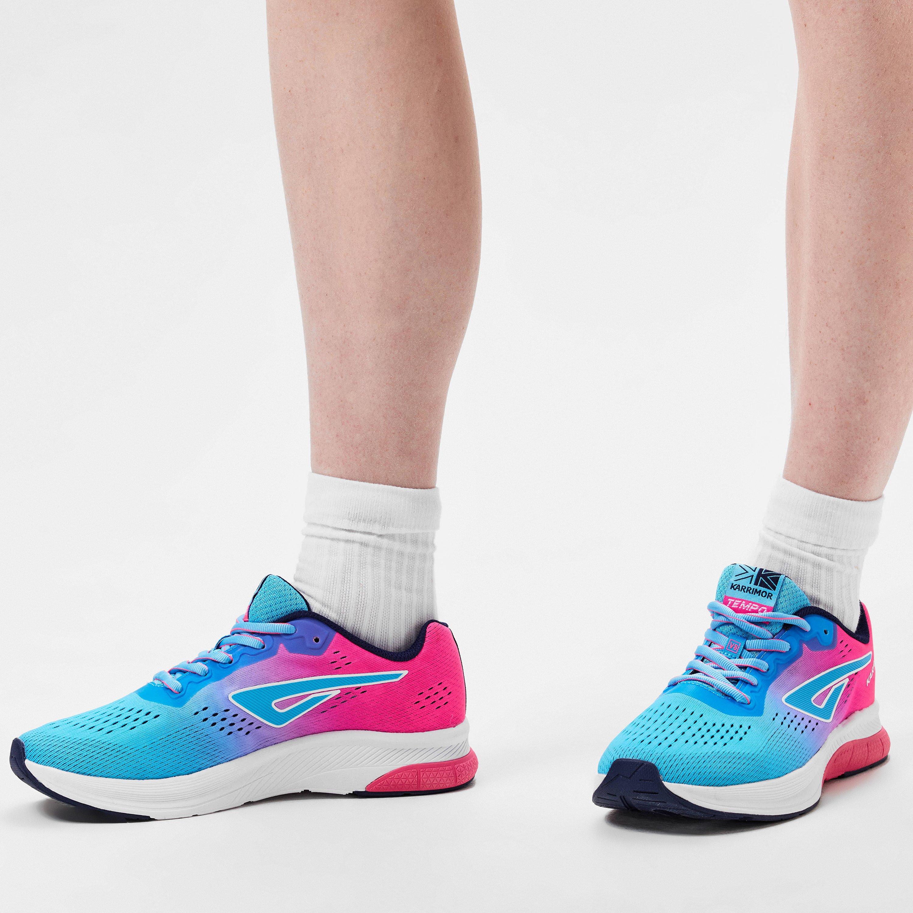 Azul/Rosa - Karrimor - Tempo Running Trainers Ladies - 3