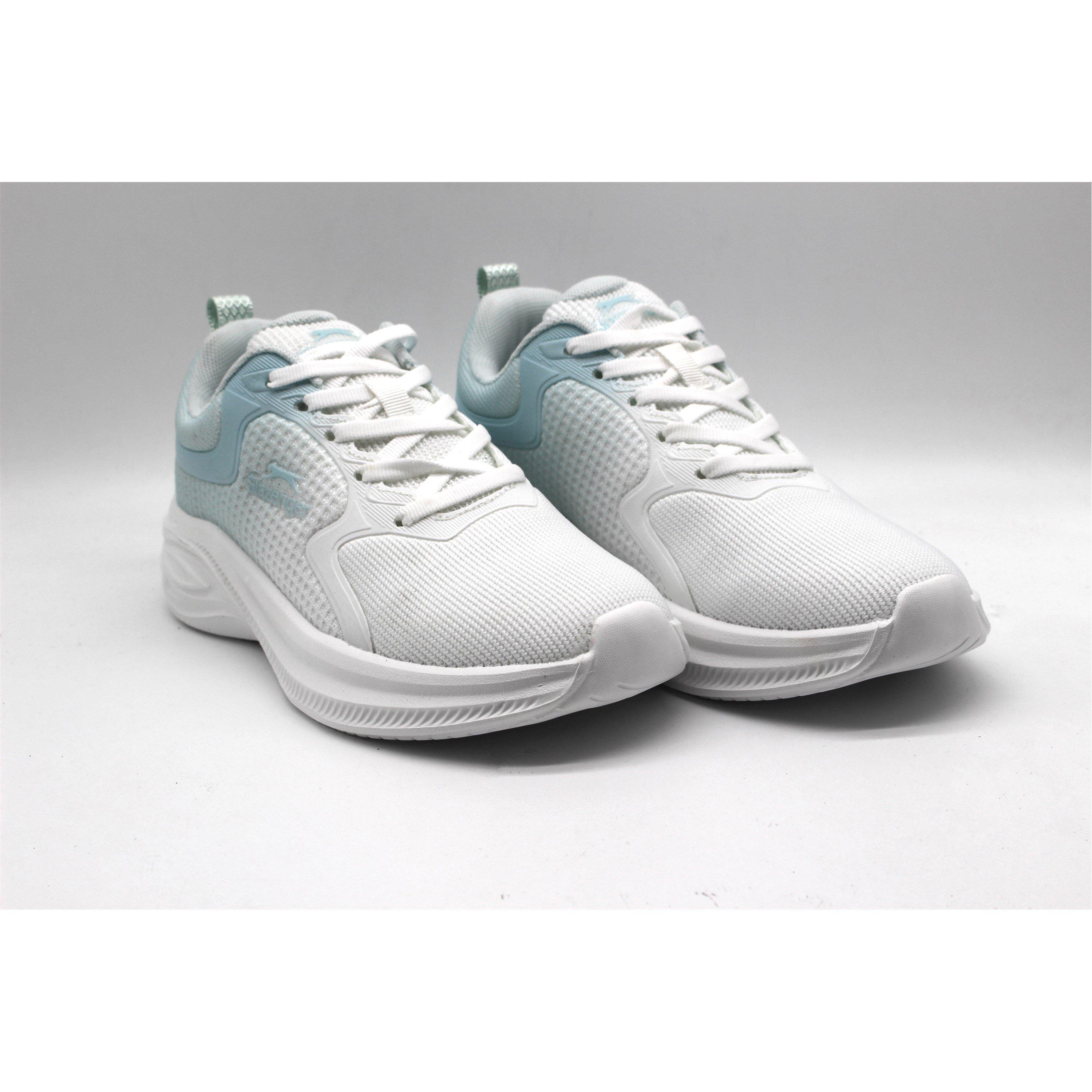 WHITE/MINT GREY - Slazenger - Shelly Womens Running Shoes - 4