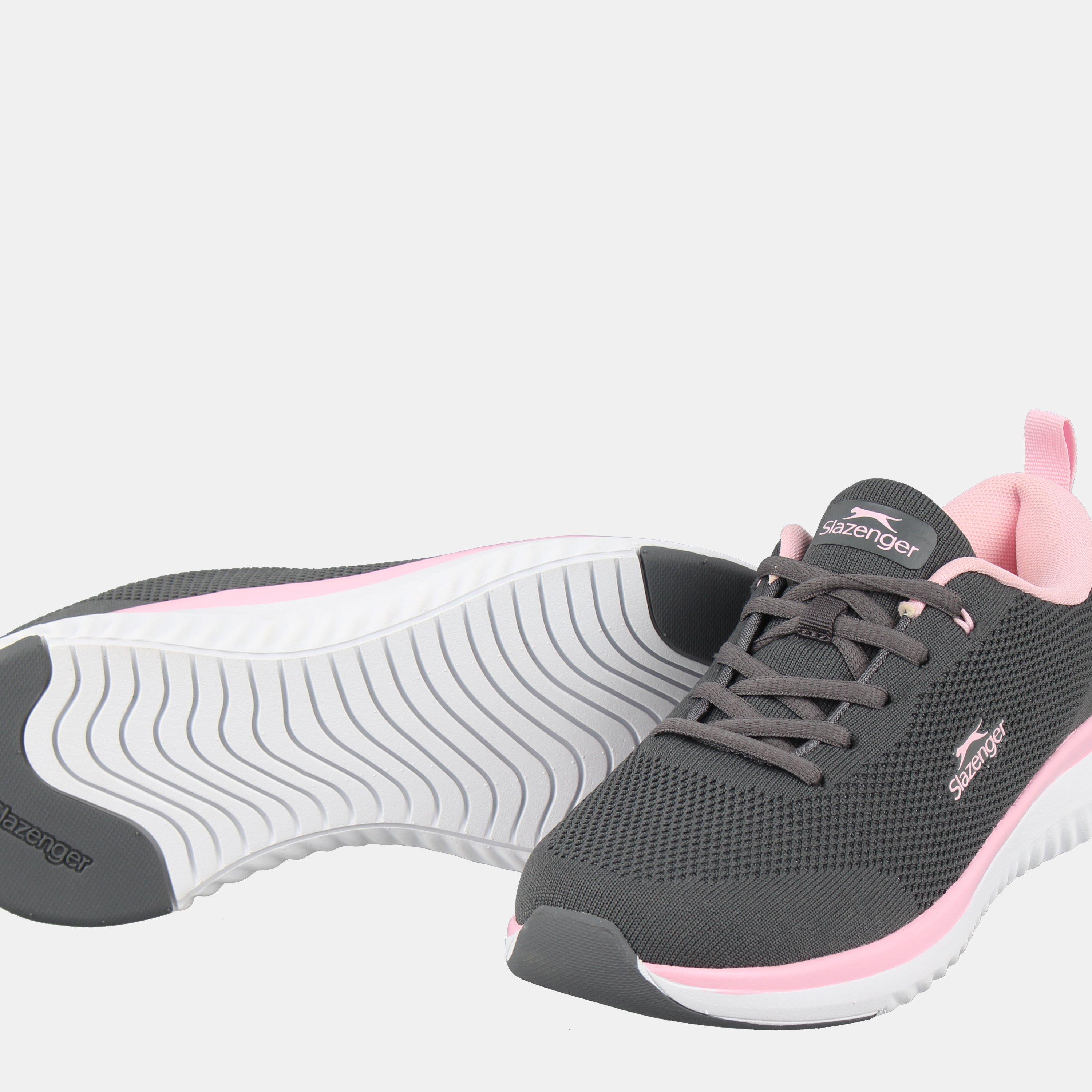 Grijs/Roze - Slazenger - Jenson Trainer Womens - 3