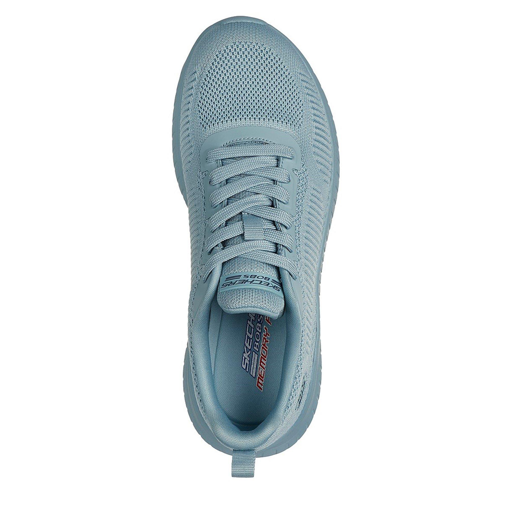 LIGHT BLUE - Skechers - BOBS Squad Chaos Womens Shoes - 5