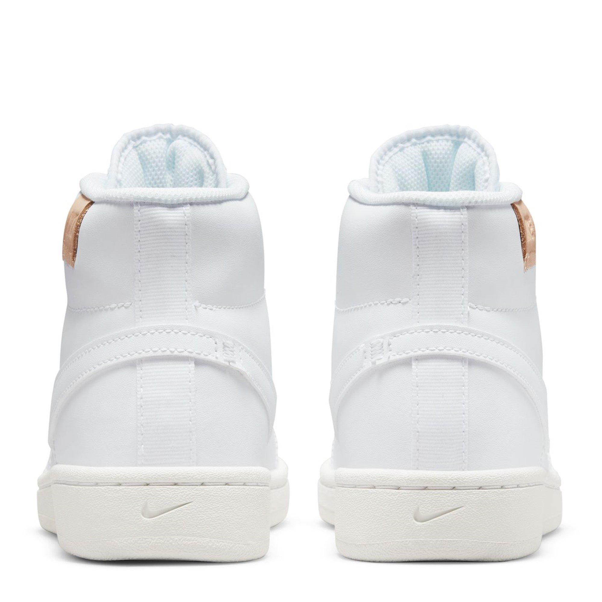 Hvid/Hvid - Nike - Court Royale 2 Mid Top Trainers - 4