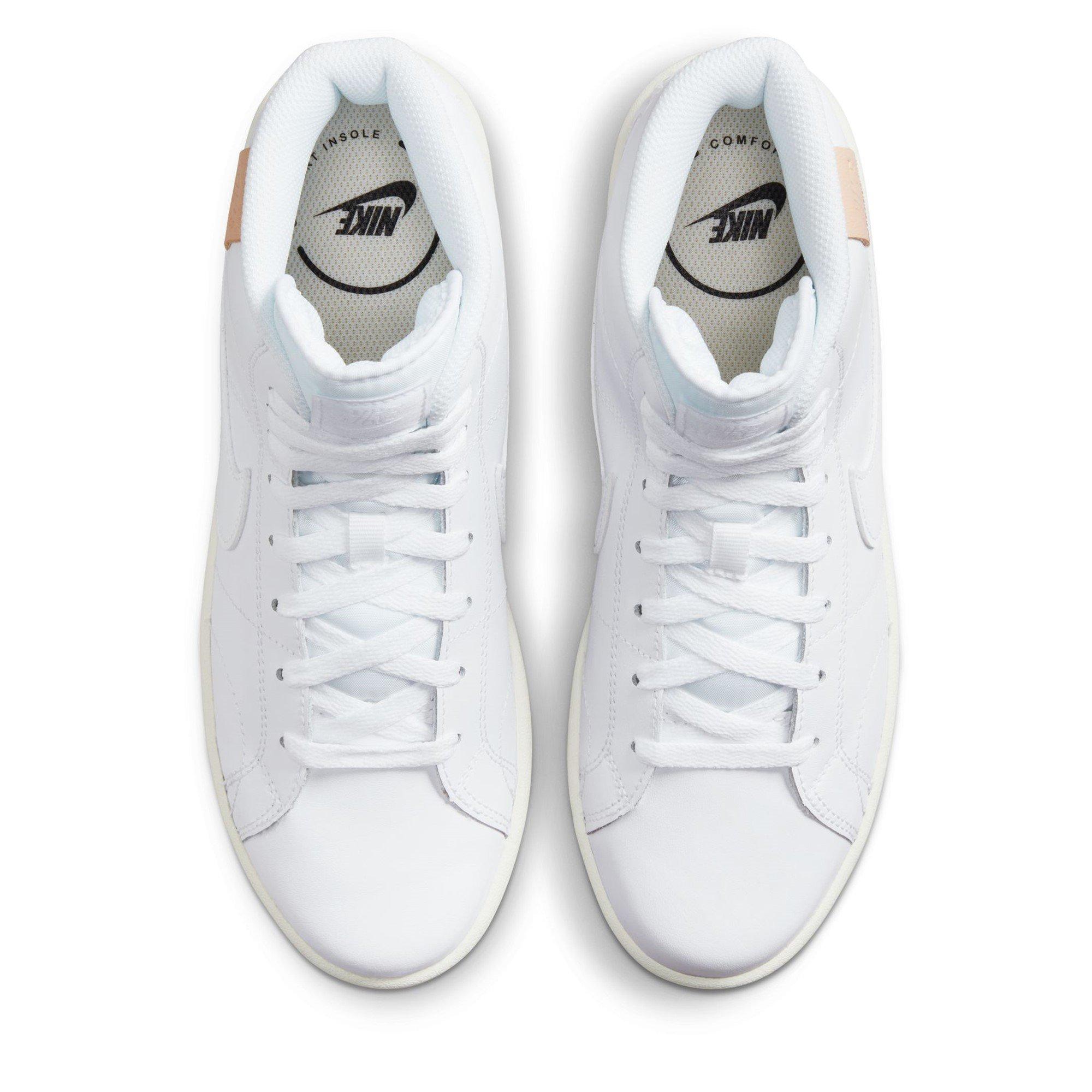 Hvid/Hvid - Nike - Court Royale 2 Mid Top Trainers - 5