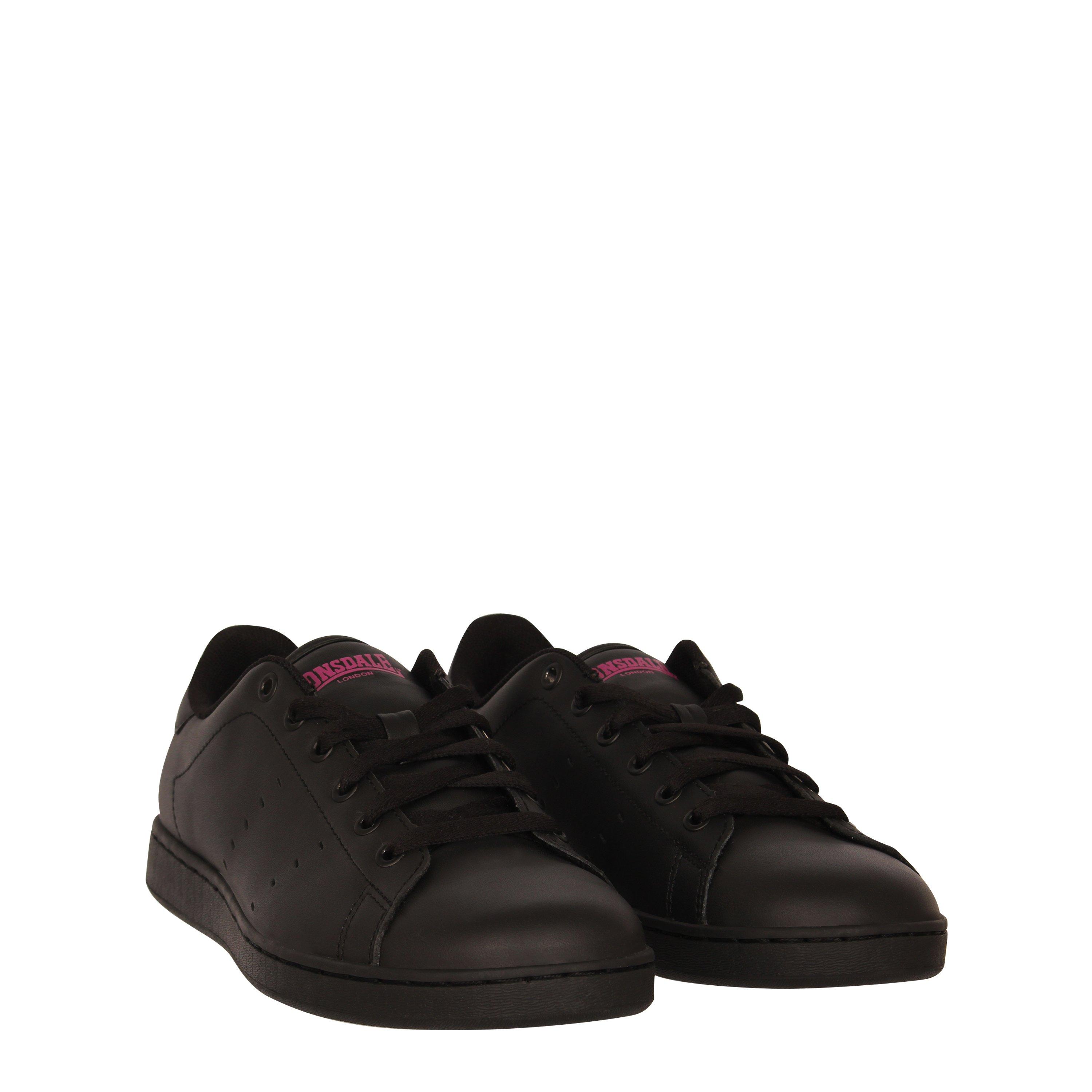 Zwart/Cerise - Lonsdale - Leyton Ladies Trainers - 3