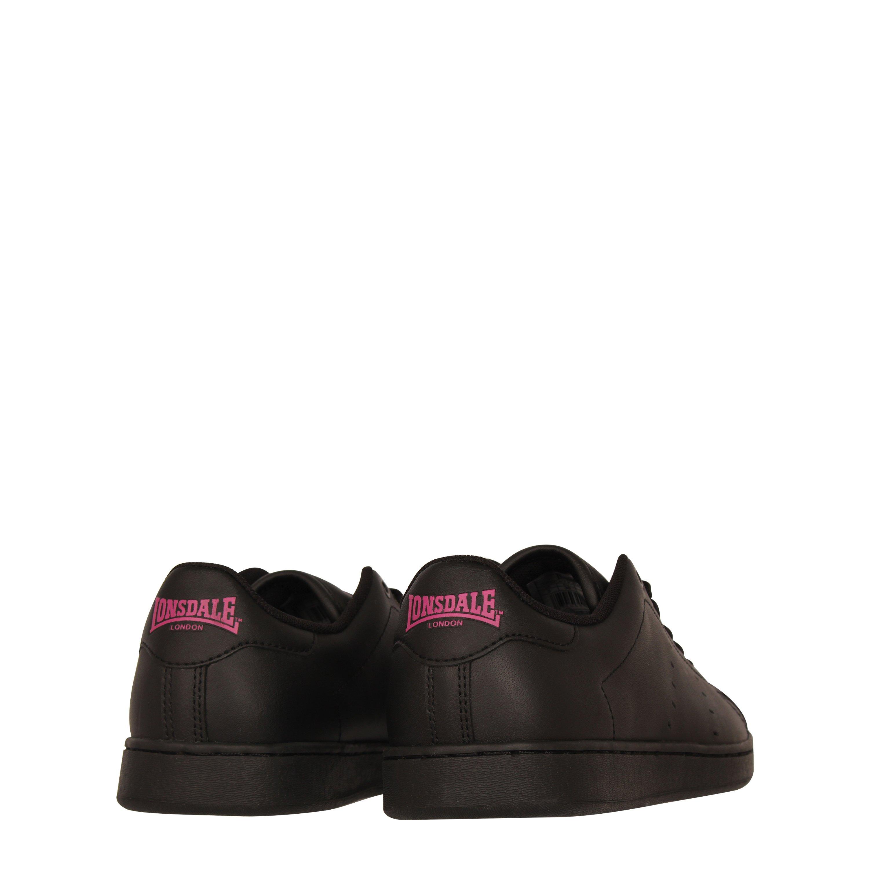 Zwart/Cerise - Lonsdale - Leyton Ladies Trainers - 4