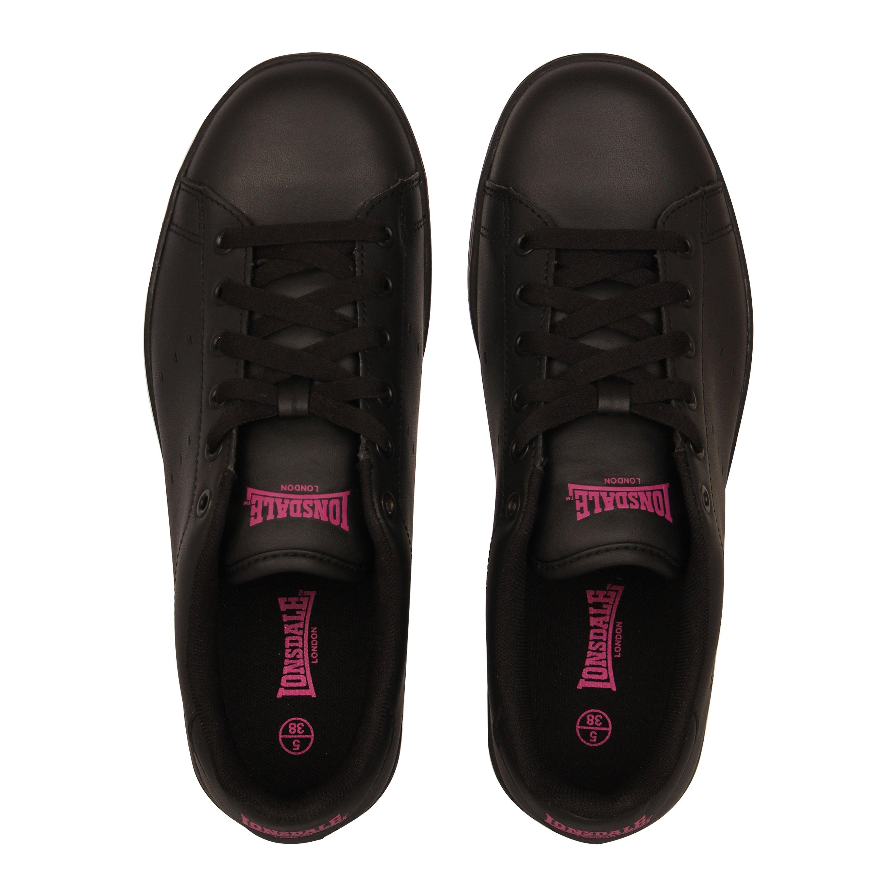 Zwart/Cerise - Lonsdale - Leyton Ladies Trainers - 5