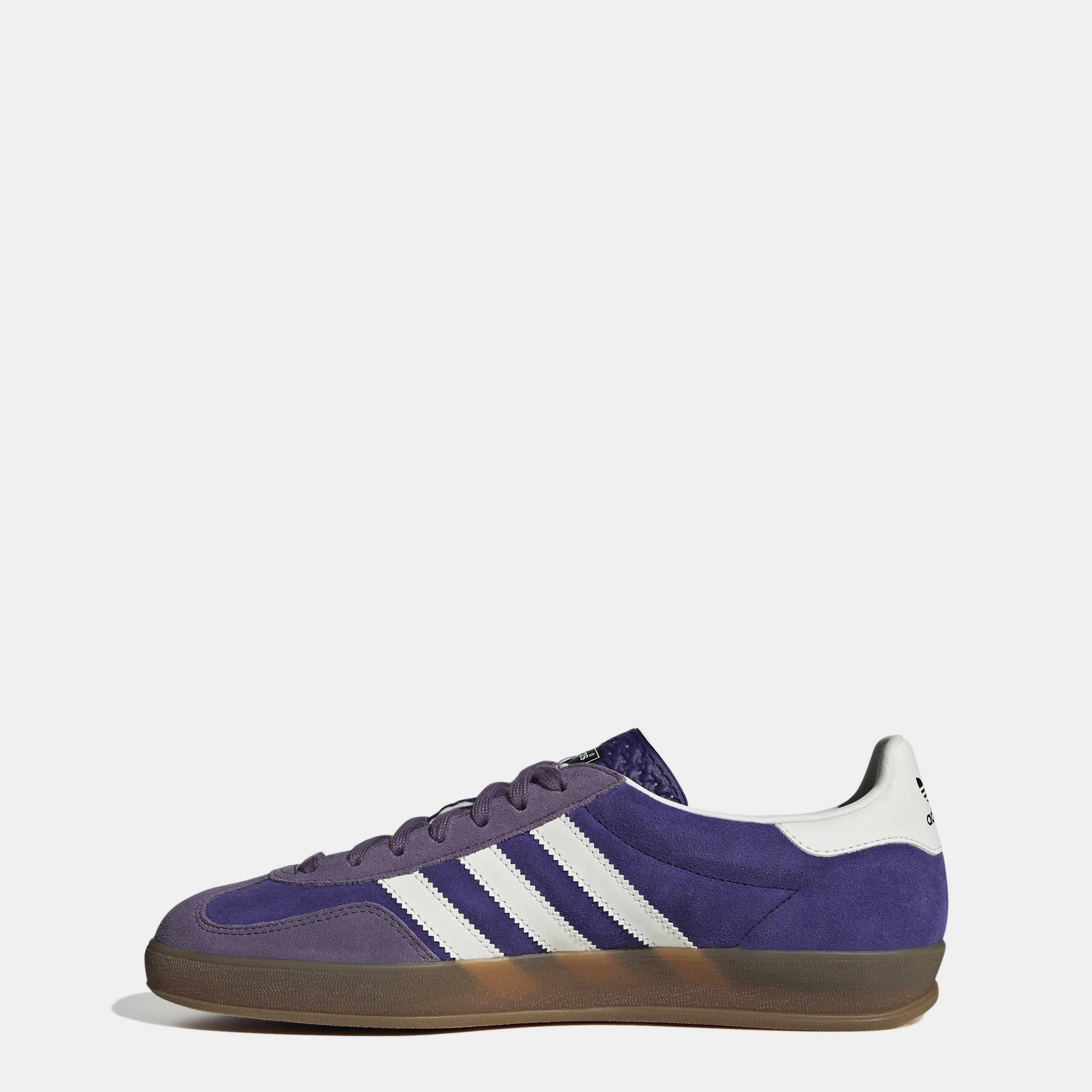 Purple - adidas Originals - Gazelle Indoor Low Trainers - 3