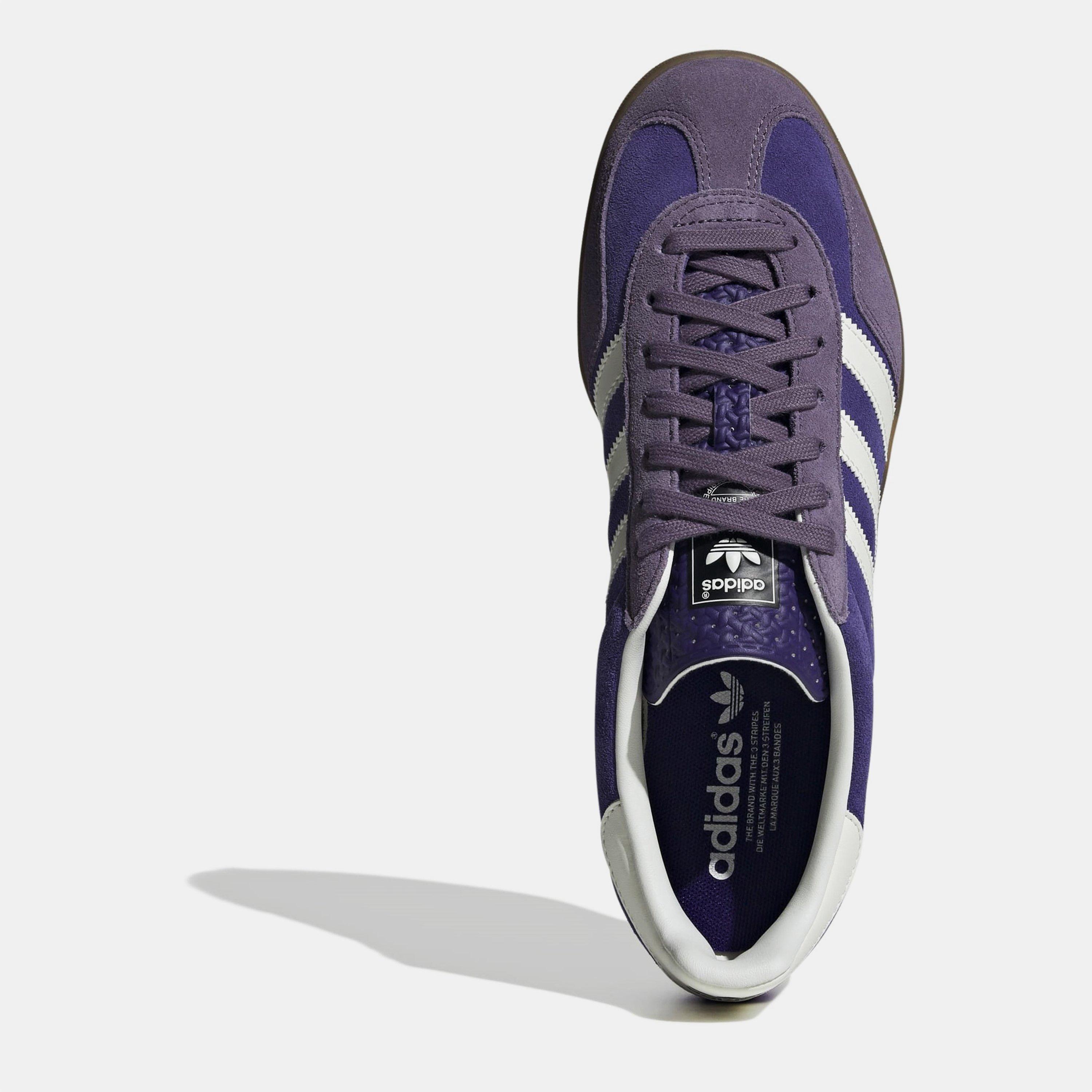 Purple - adidas Originals - Gazelle Indoor Low Trainers - 5