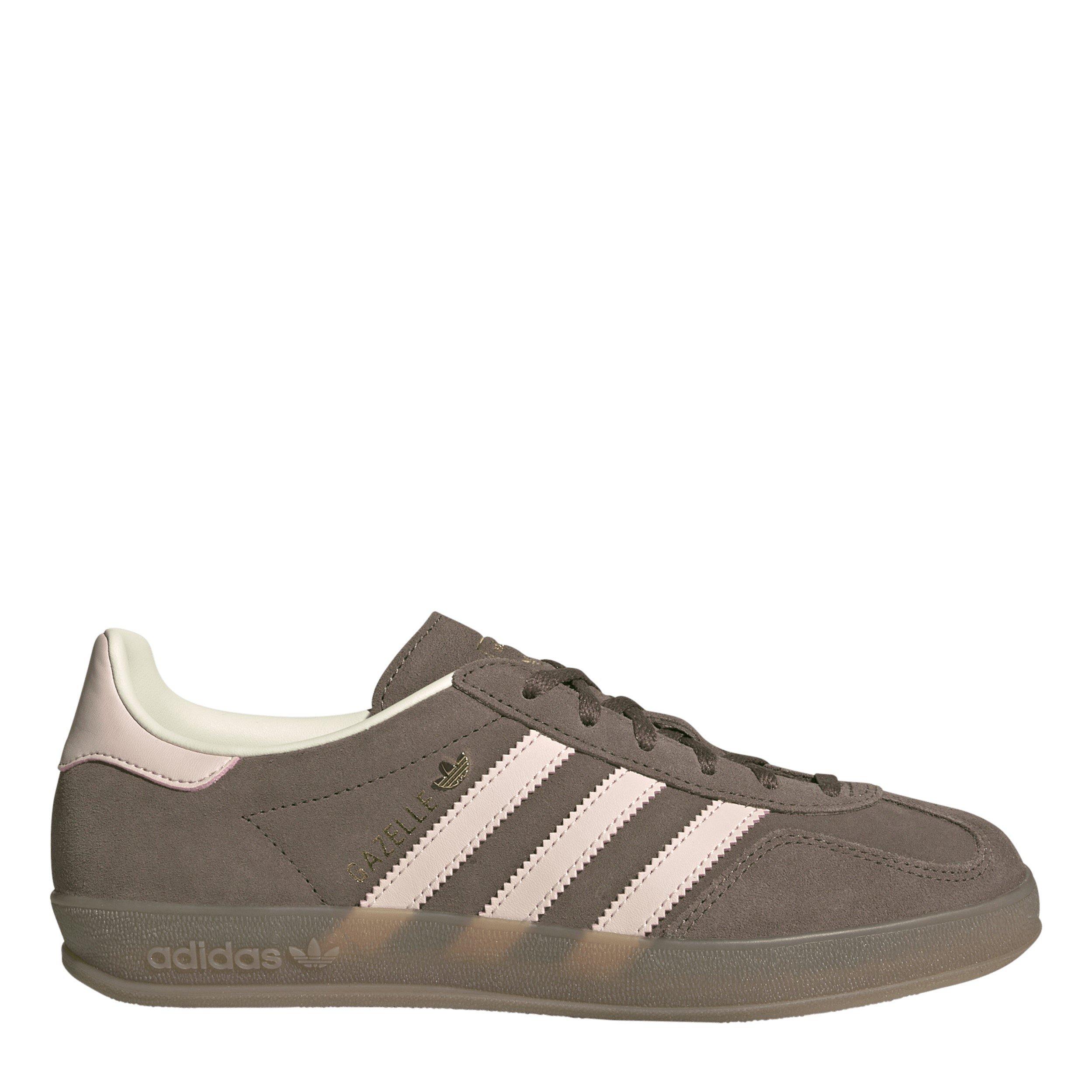 adidas Originals Womens Gazelle Indoor Shoes - Earth Strata - Size 4.5 (37.3)