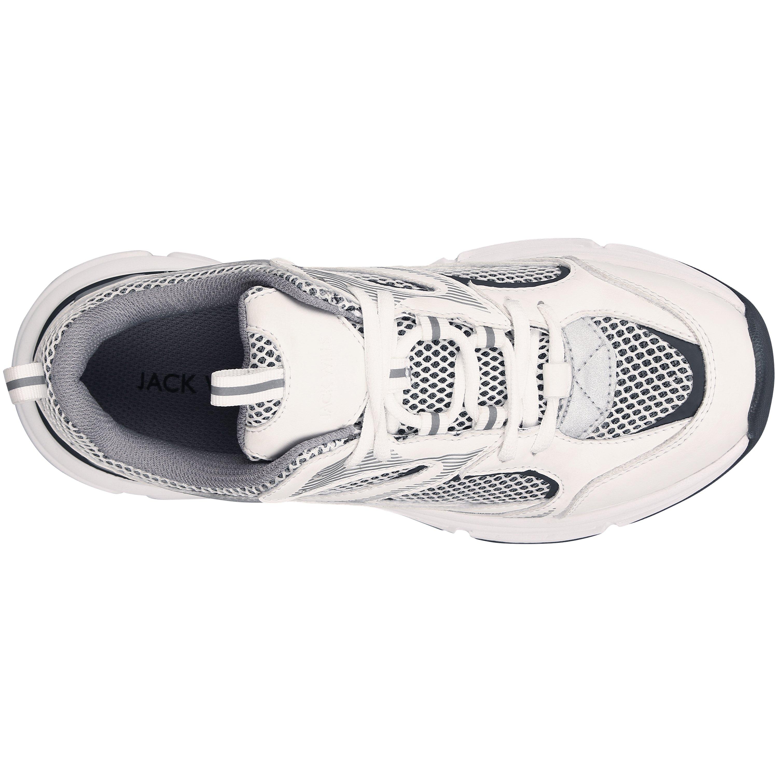 White/Grey - Jack Wills - Retro Runner Trainers - 5