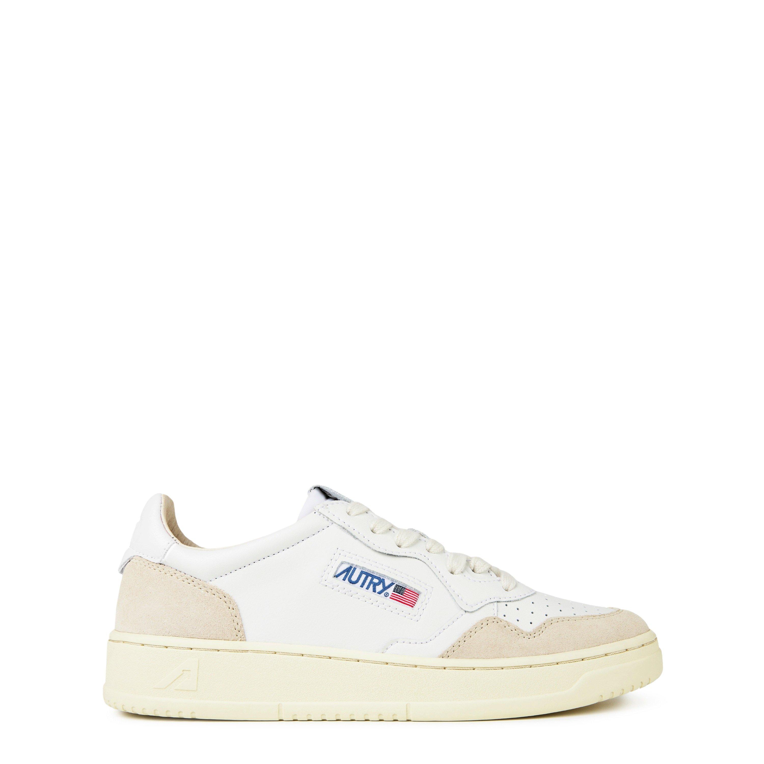 Wht/Wht LS33 - Autry - Medalist Low Top Trainers - 1