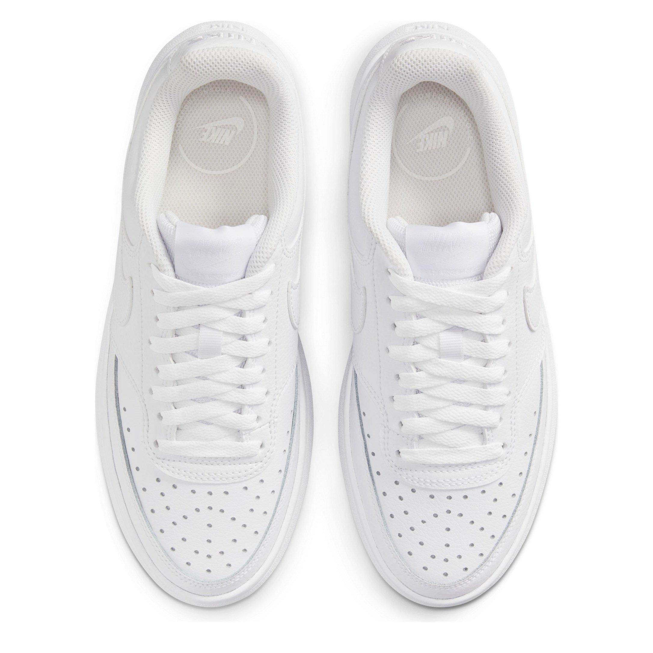 Triplo Branco - Nike - Court Vision Alta Leather Womens Trainers - 5
