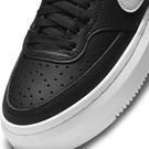 Negro/Blanco - Nike - Court Vision Alta Leather Womens Trainers - 7
