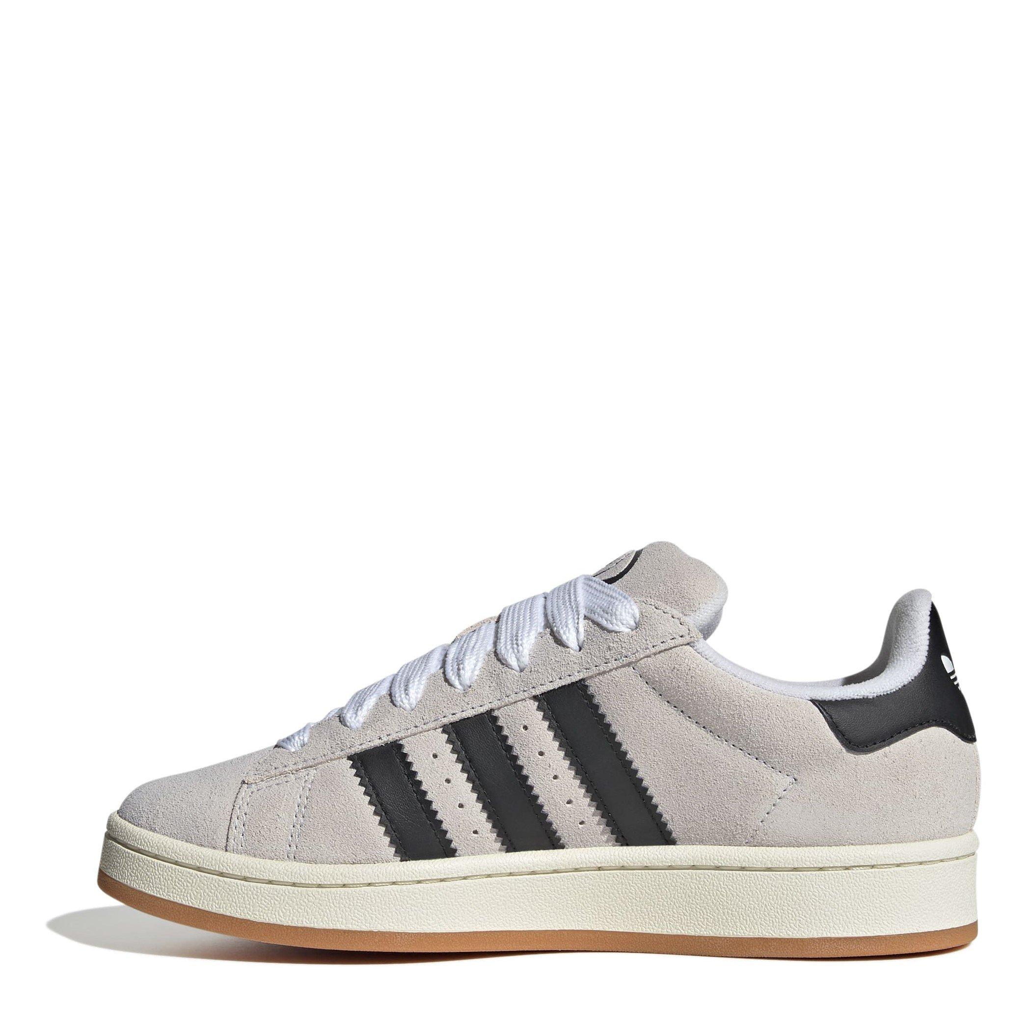 CRYWHT/CBLACK/O - adidas Originals - Campus Low-Top Trainers - 2