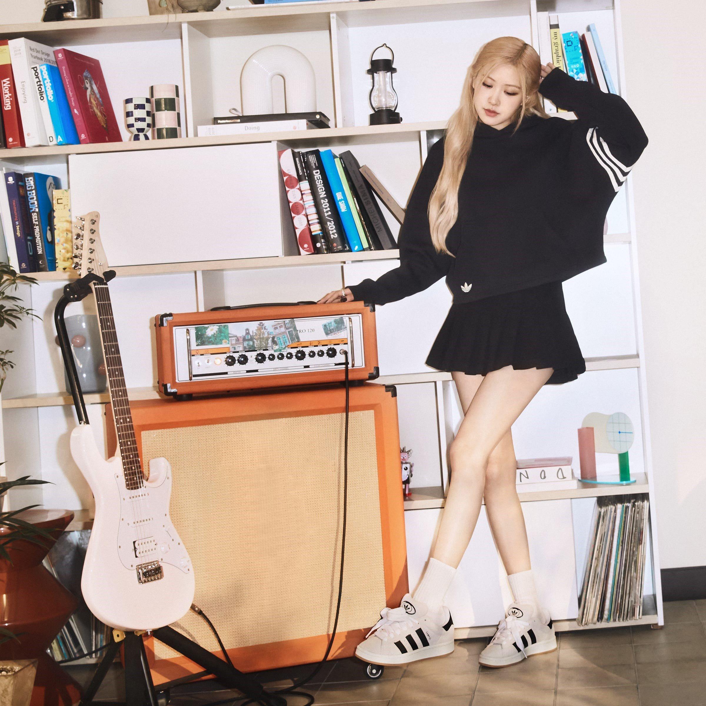 CRYWHT/CBLACK/O - adidas Originals - Campus Low-Top Trainers - 11