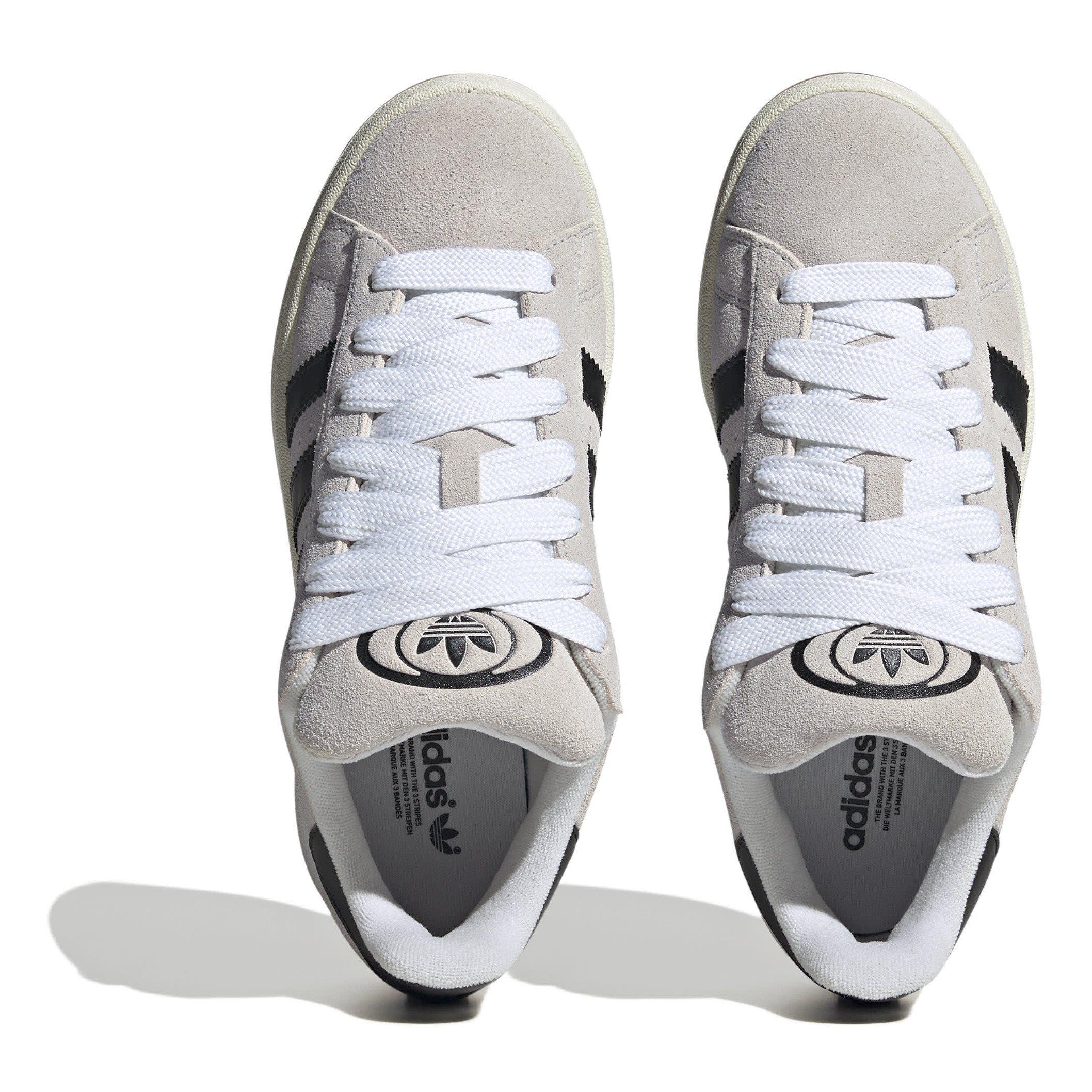 CRYWHT/CBLACK/O - adidas Originals - Campus Low-Top Trainers - 5