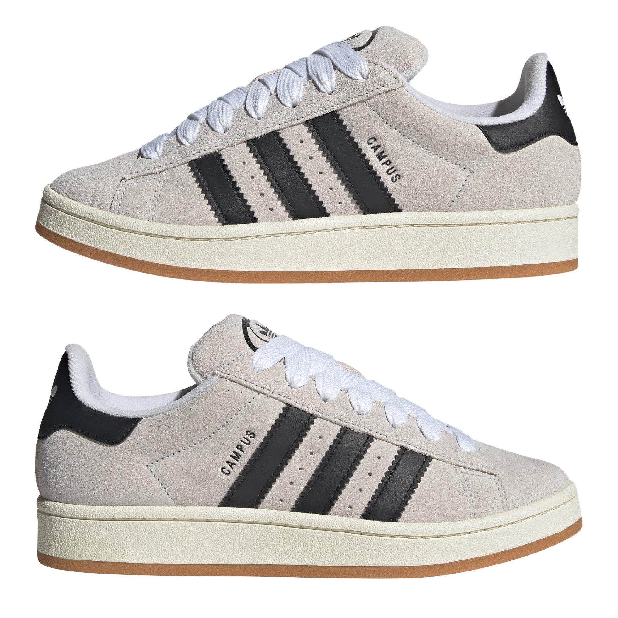 CRYWHT/CBLACK/O - adidas Originals - Campus Low-Top Trainers - 9