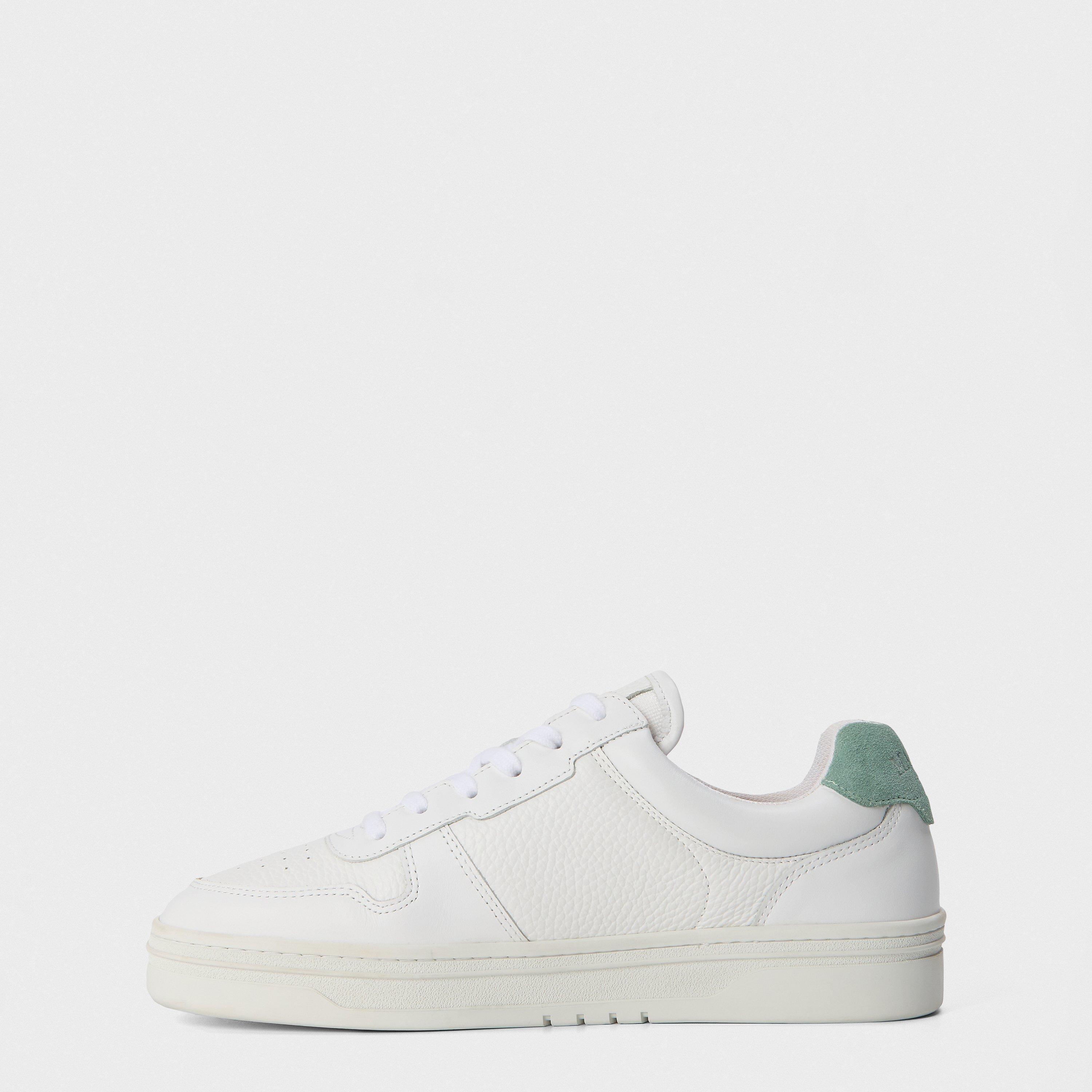 White/Mint Grn - Mallet - Women's Bentham Court Low-Top Trainers - 2