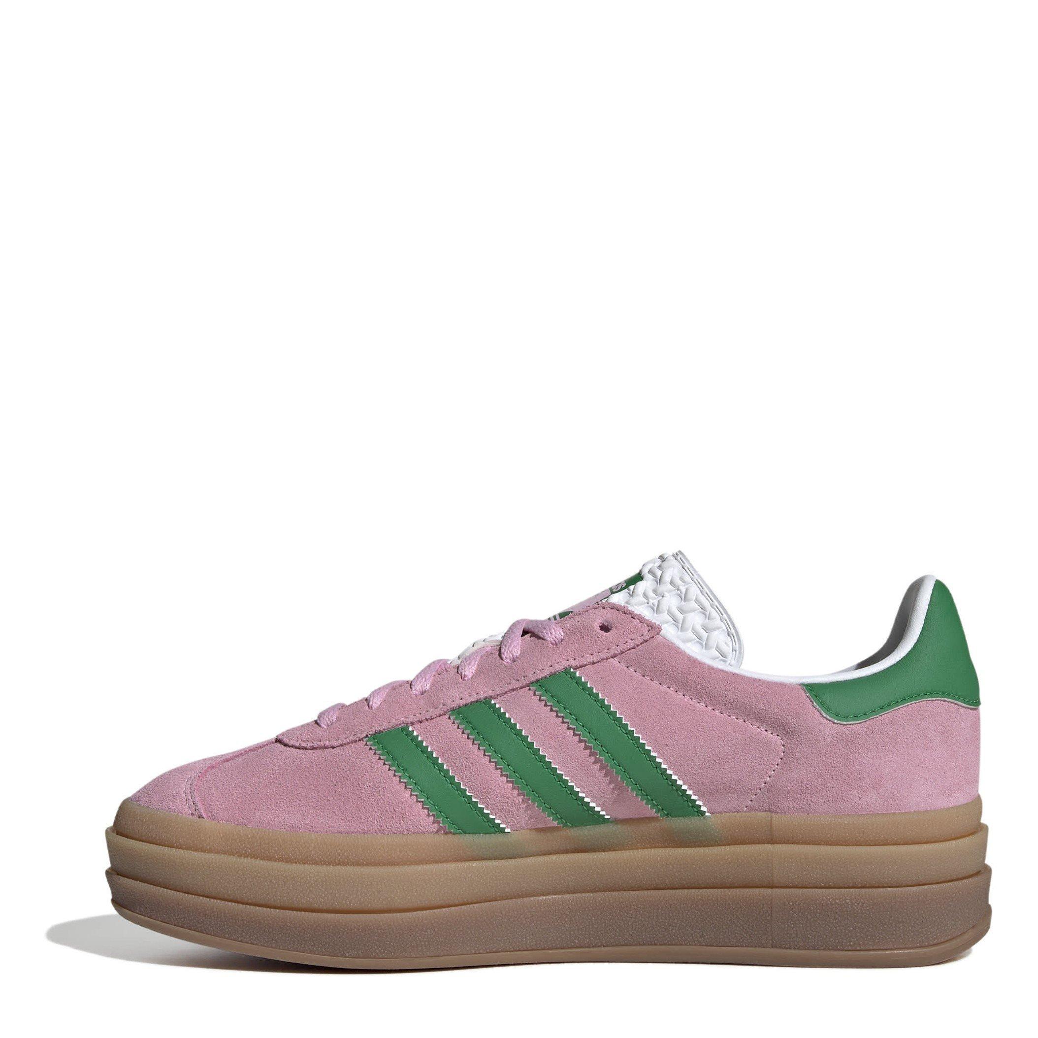 TRUPNK/GREEN/FT - adidas Originals - Gazelle Low-Top Trainers - 2