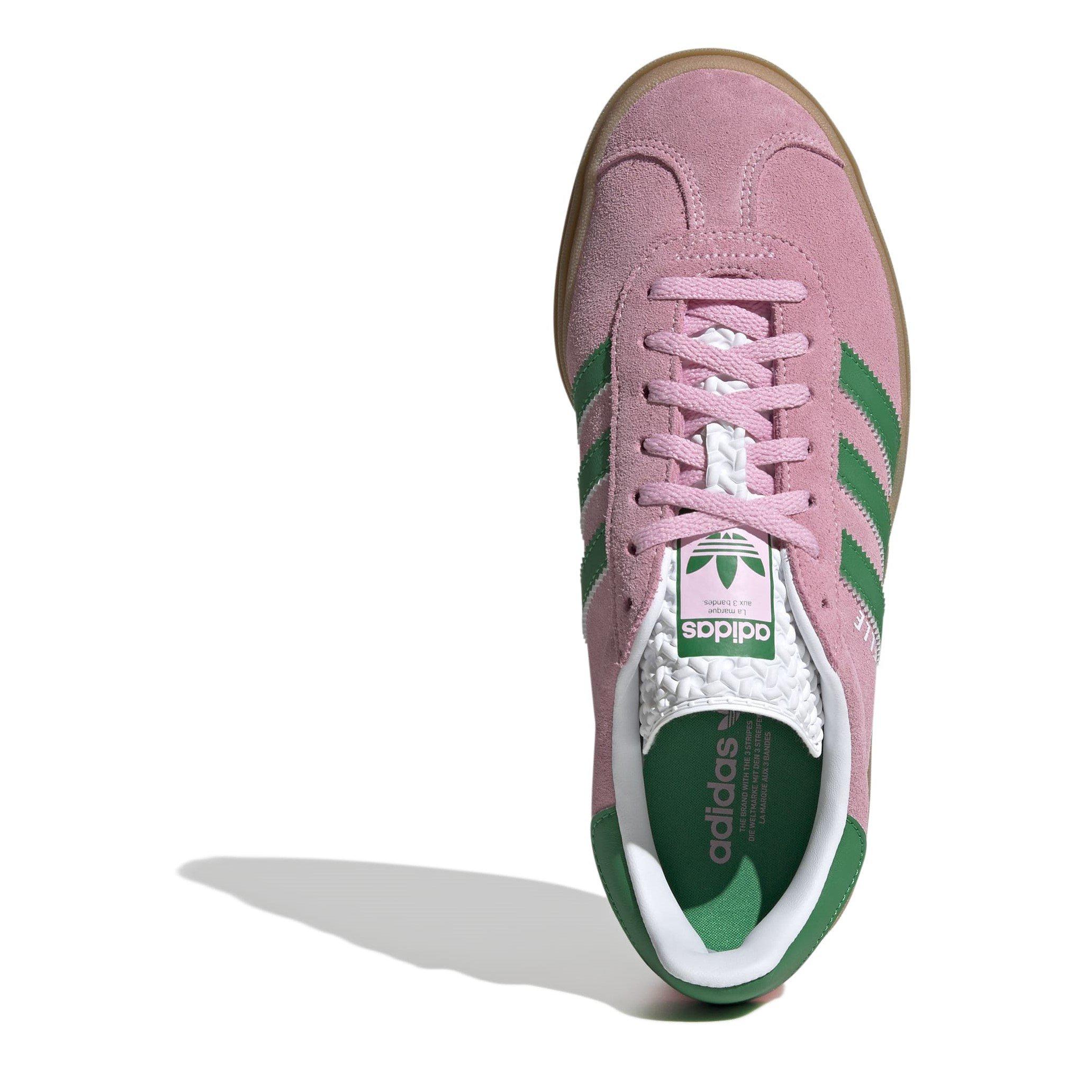 TRUPNK/GREEN/FT - adidas Originals - Gazelle Low-Top Trainers - 5