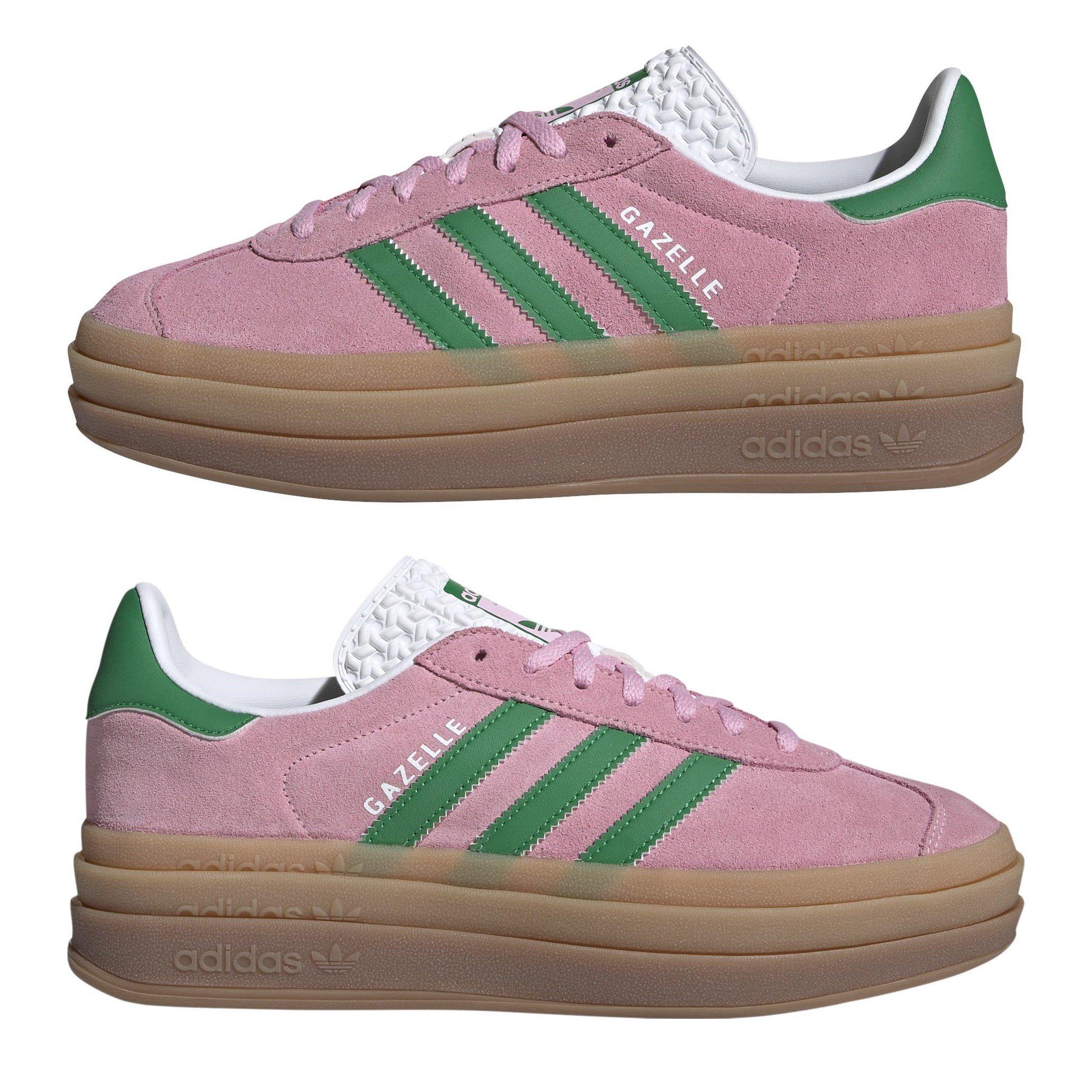 TRUPNK/GREEN/FT - adidas Originals - Gazelle Low-Top Trainers - 10