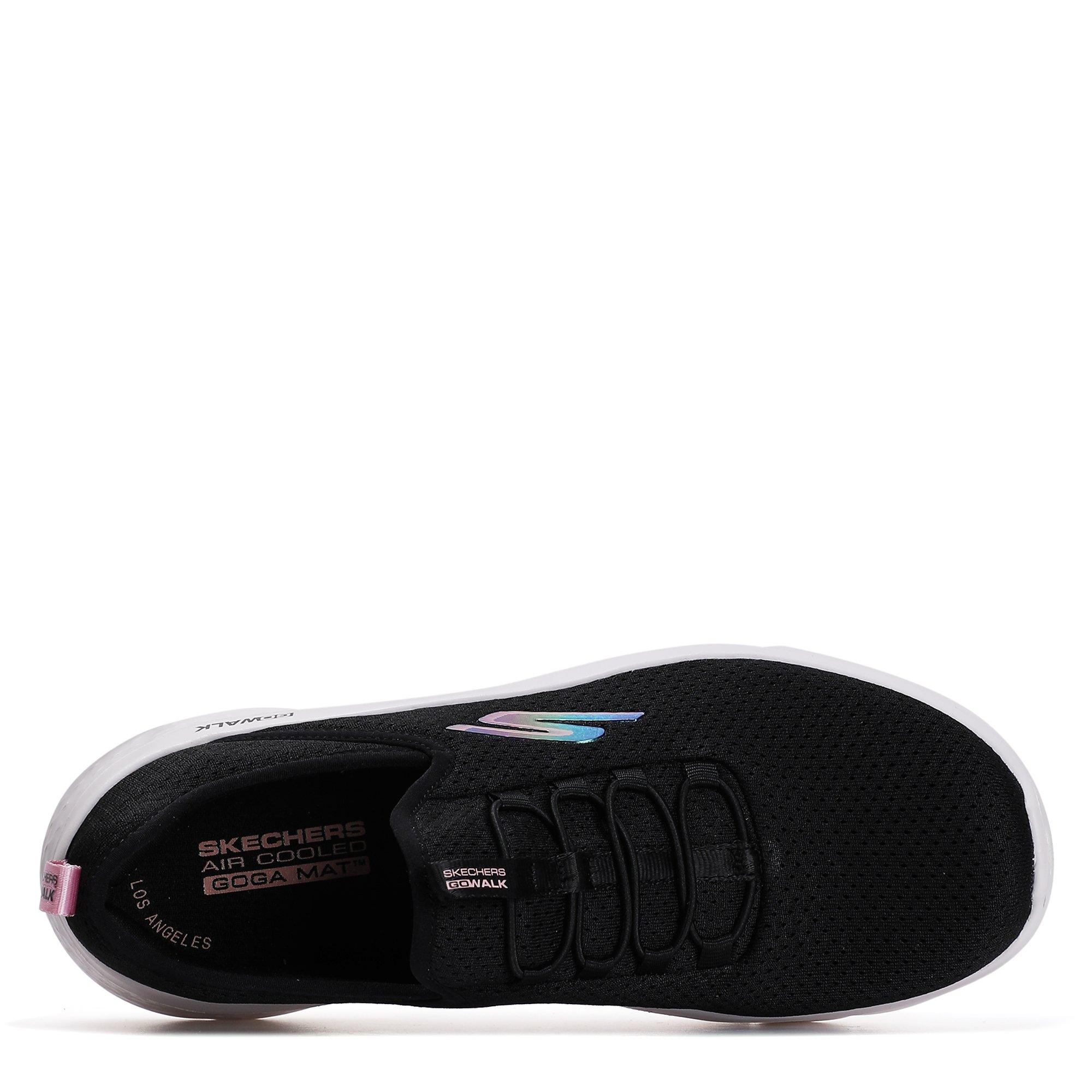 BLACK/PINK - Skechers - Go Walk Flex Womens Shoes - 3