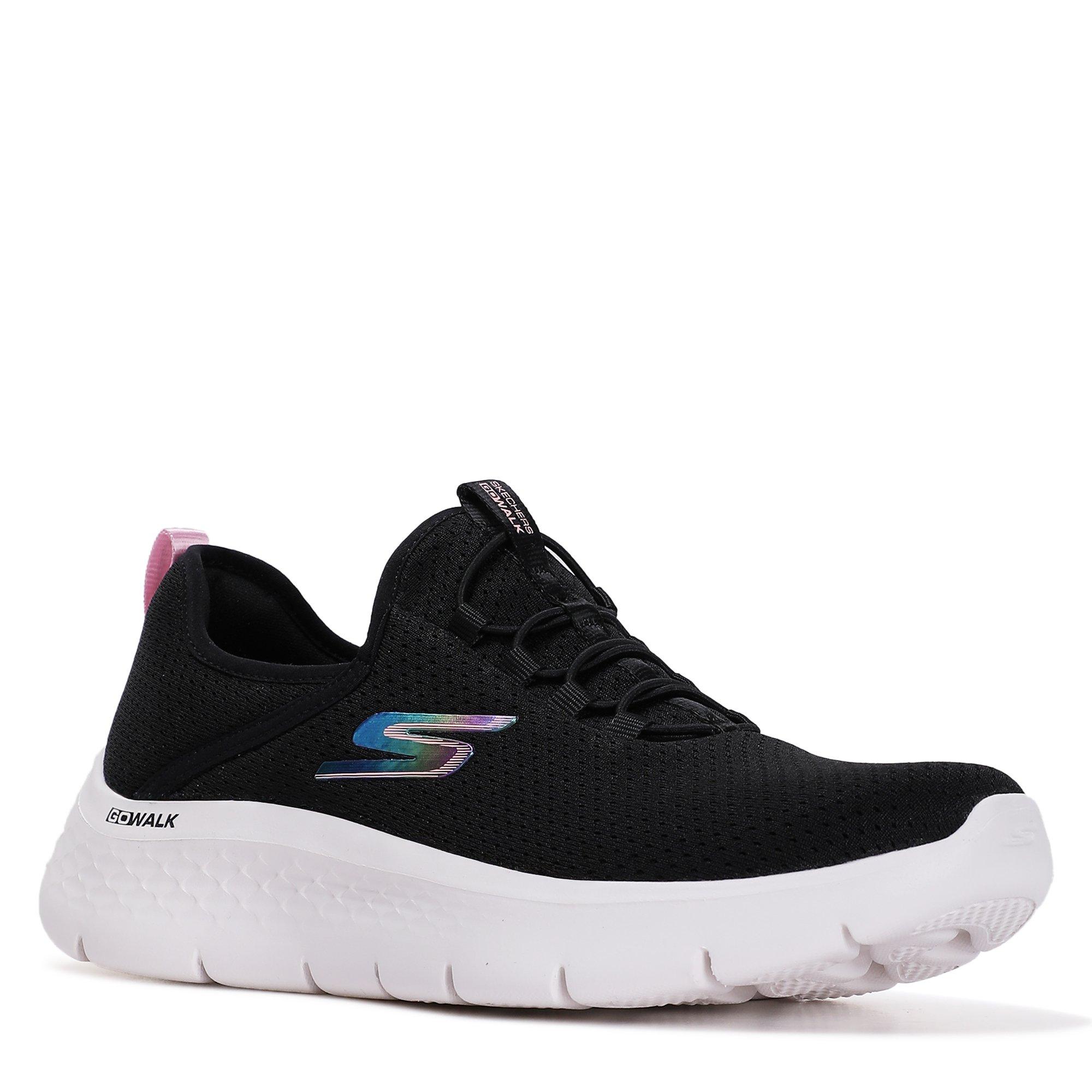 BLACK/PINK - Skechers - Go Walk Flex Womens Shoes - 5