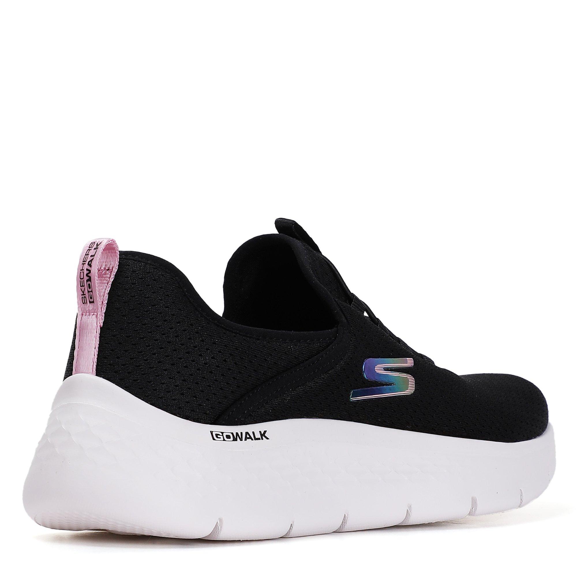BLACK/PINK - Skechers - Go Walk Flex Womens Shoes - 6